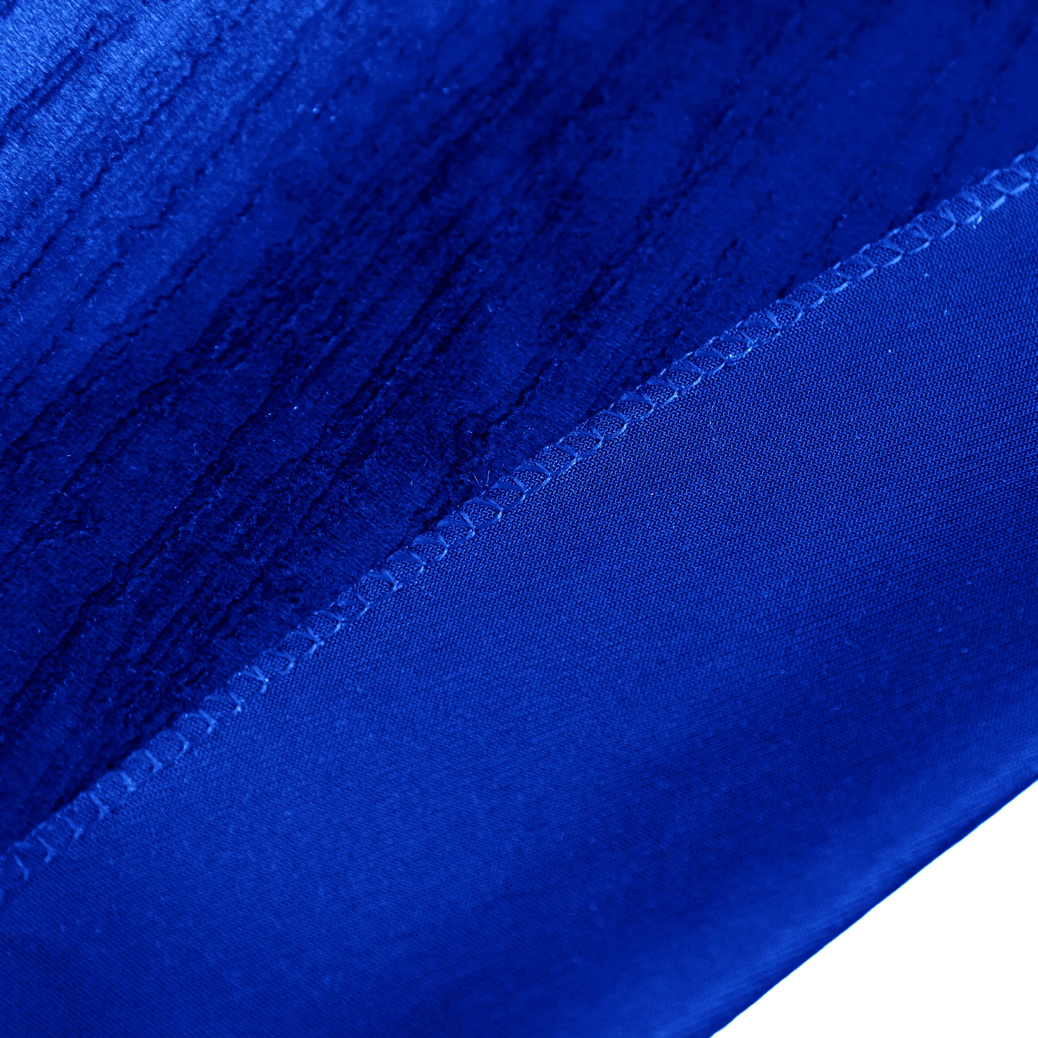 Crinkle Velvet 120" Round Tablecloth - Royal Blue - Image 8
