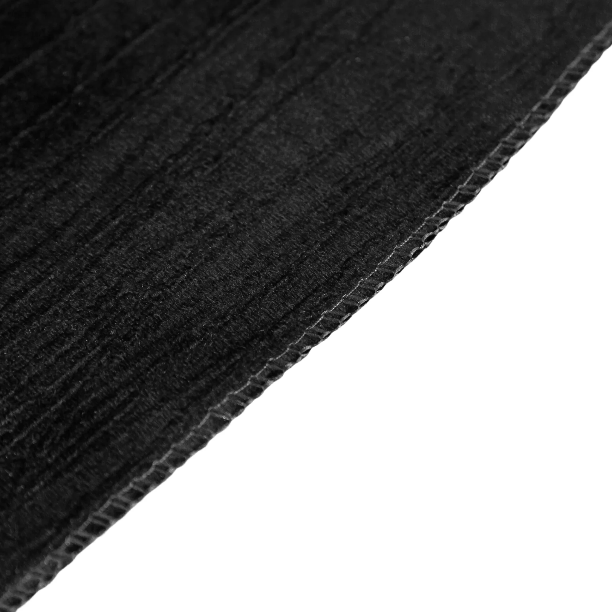 Crinkle Velvet 132" Round Tablecloth - Black - Image 7