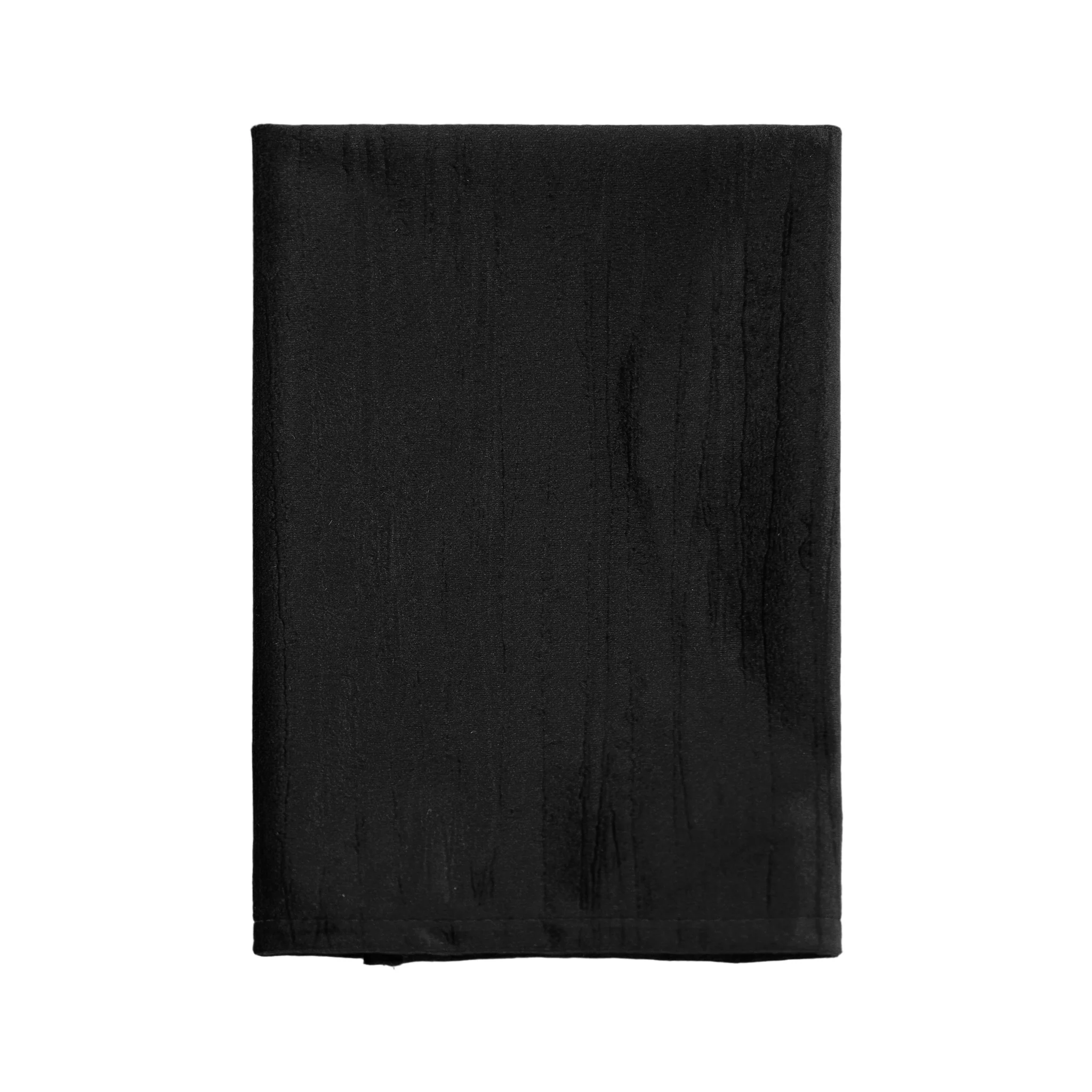 5 pcs/pk Crinkle Velvet 20"x20" Linen Napkin - Black - Image 3
