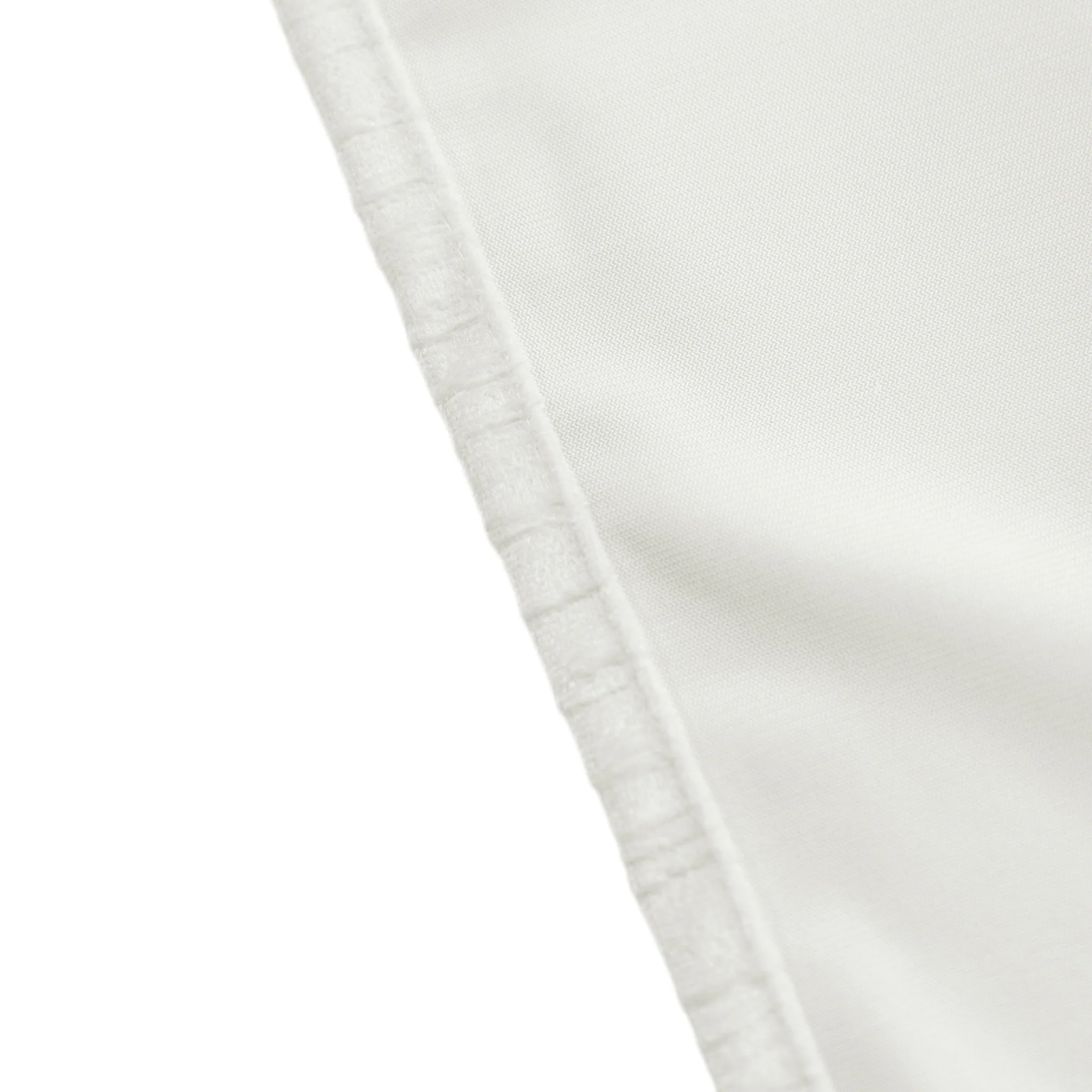 5 pcs/pk Crinkle Velvet 20"x20" Linen Napkin - Ivory - Image 6