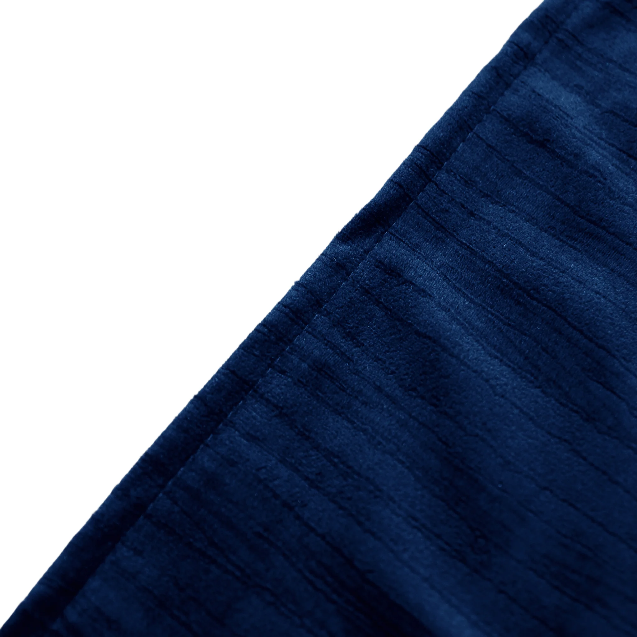 5 pcs/pk Crinkle Velvet 20"x20" Linen Napkin - Navy Blue - Image 3