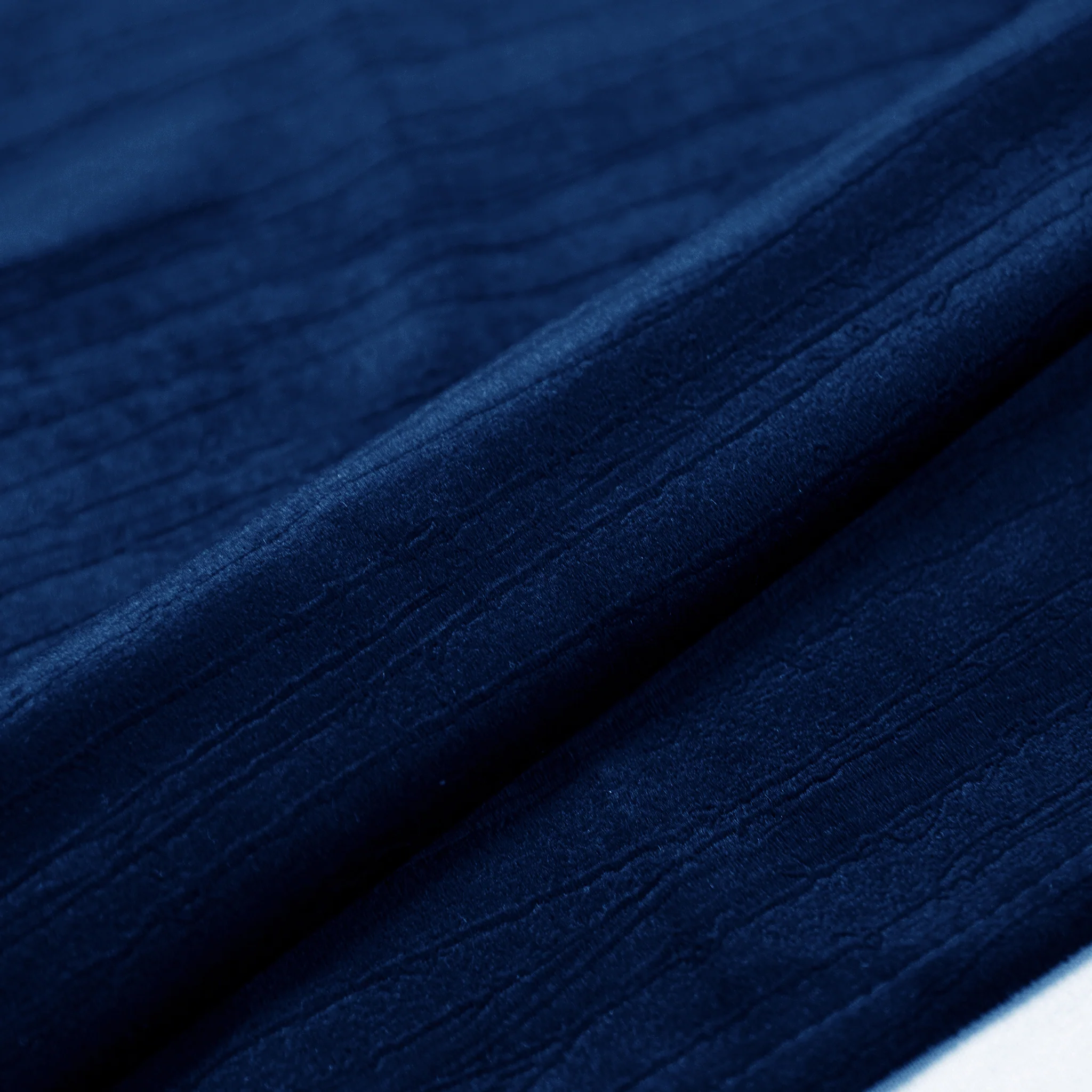5 pcs/pk Crinkle Velvet 20"x20" Linen Napkin - Navy Blue - Image 6