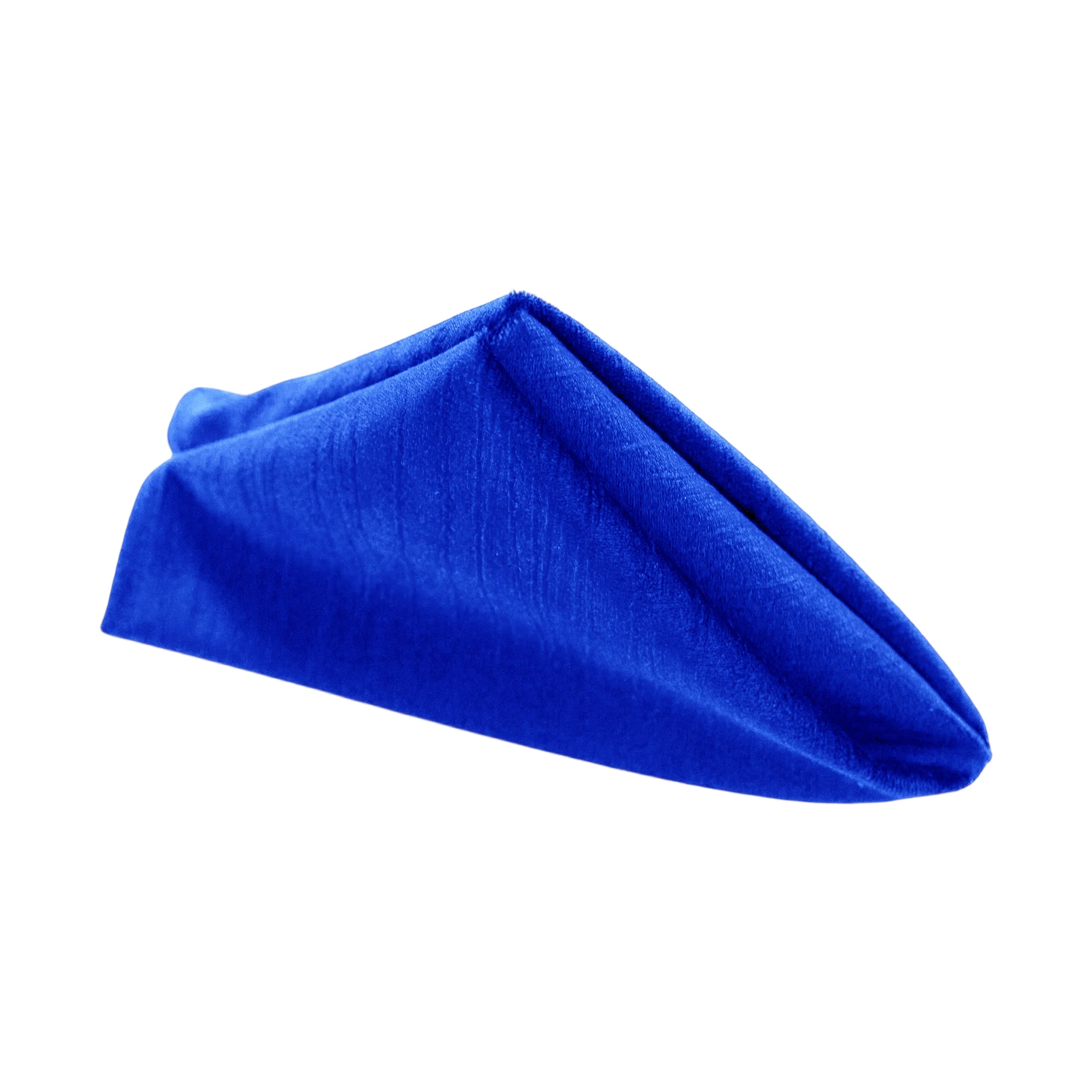 5 pcs/pk Crinkle Velvet 20"x20" Linen Napkin - Royal Blue