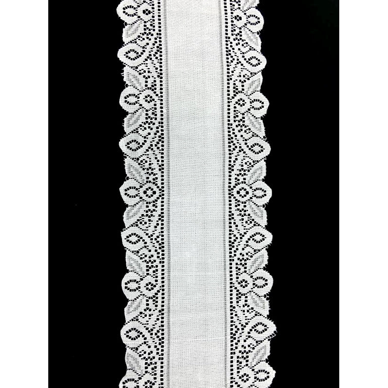 Crochet Lace Table Runner - White - Image 2
