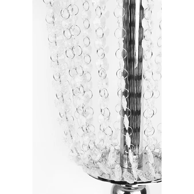 Crystal Column Tabletop Centerpiece - Silver - Image 4