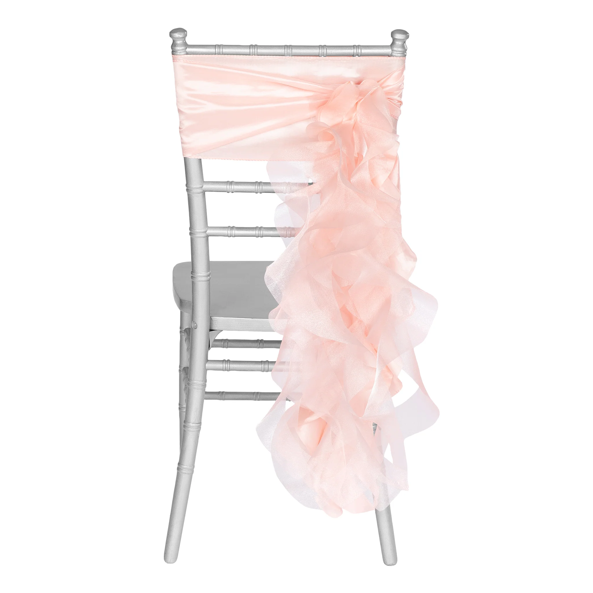 Curly Willow Chair Sash - Blush/Rose Gold - Image 6