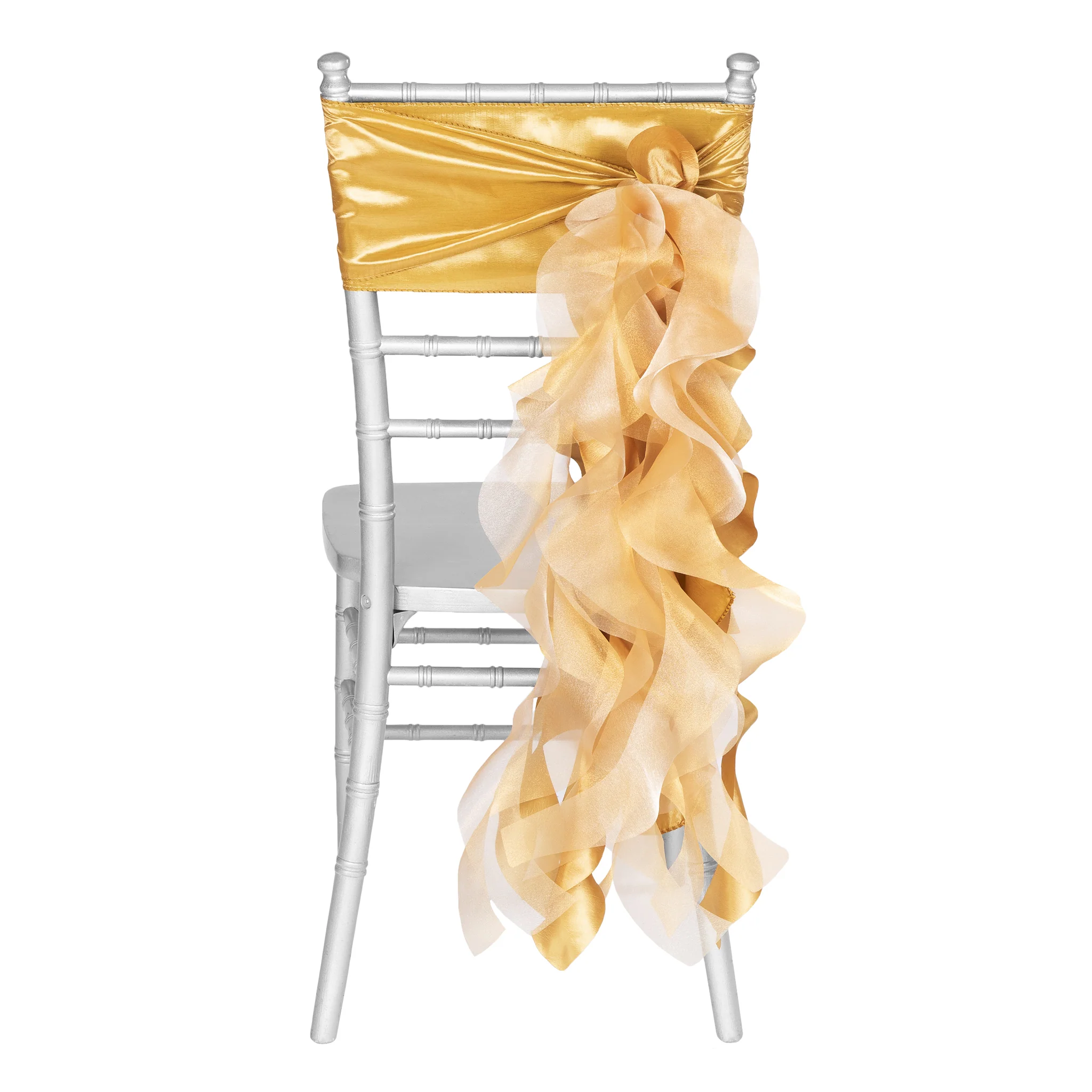 Curly Willow Chair Sash - Gold - Image 5