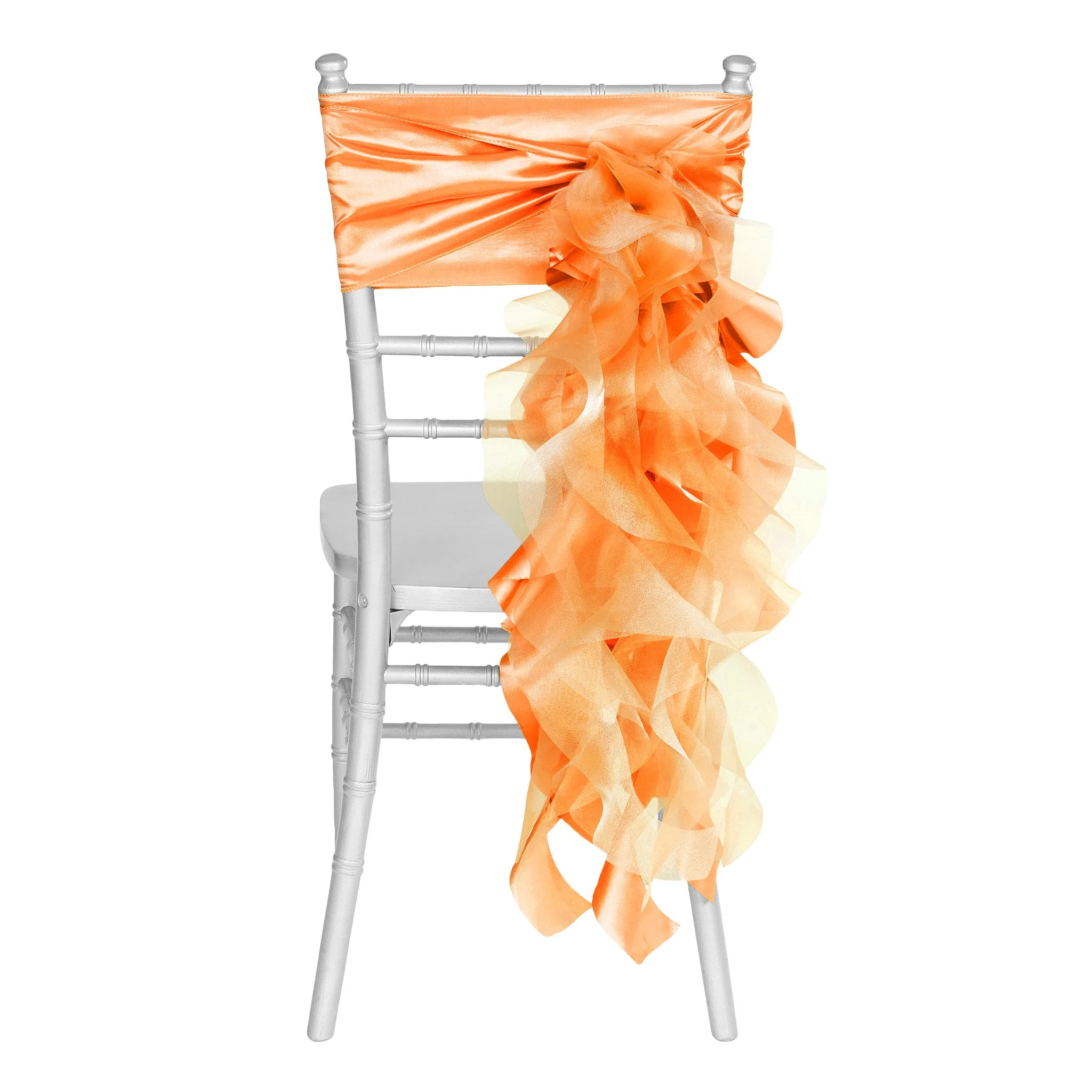 Curly Willow Chair Sash - Orange - Image 5