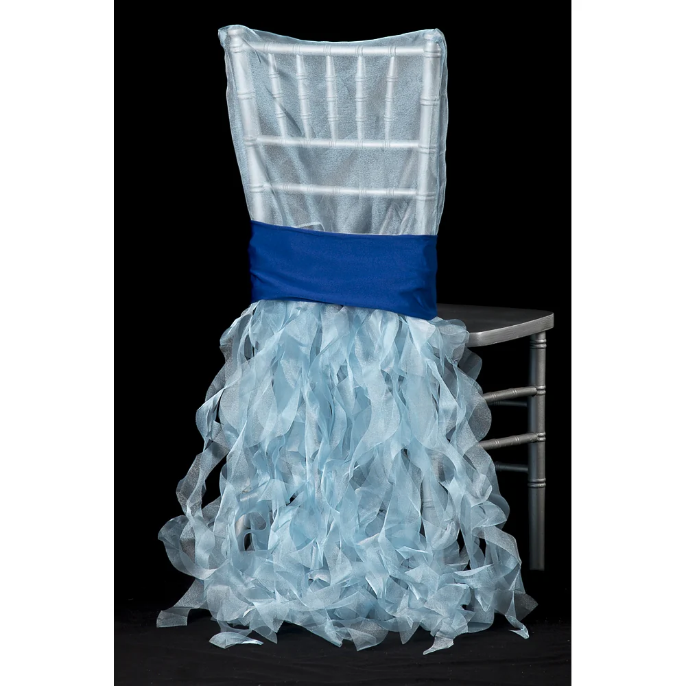 Curly Willow Chiavari Chair Back Slip Cover - Baby Blue - Image 2