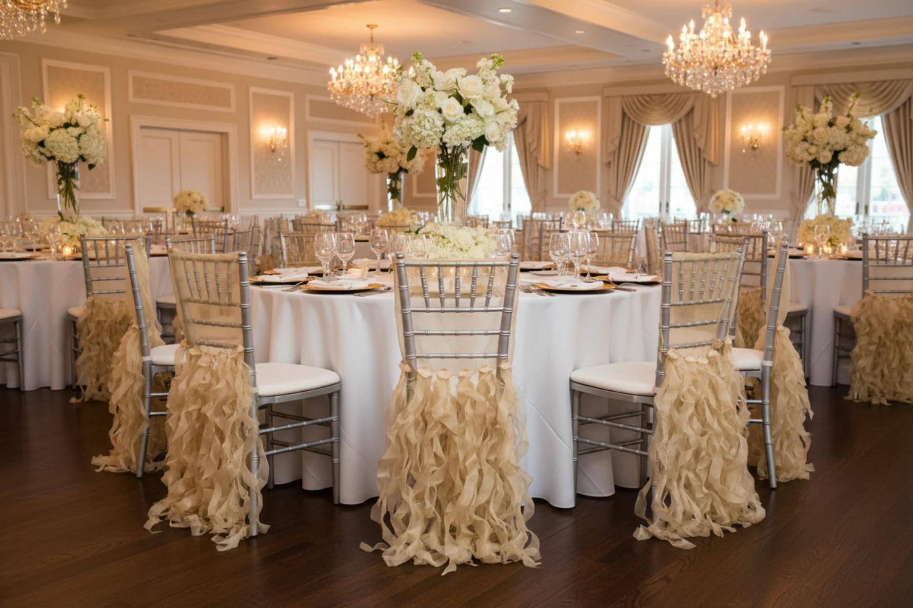 Curly Willow Chiavari Chair Back Slip Cover - Gold - Image 5
