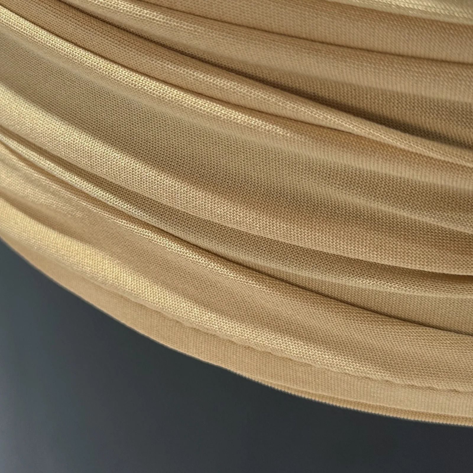 Spandex Covers for Cylinder Metal Cake/Dessert Pedestal Stands 5 pcs/set - Champagne - Image 2