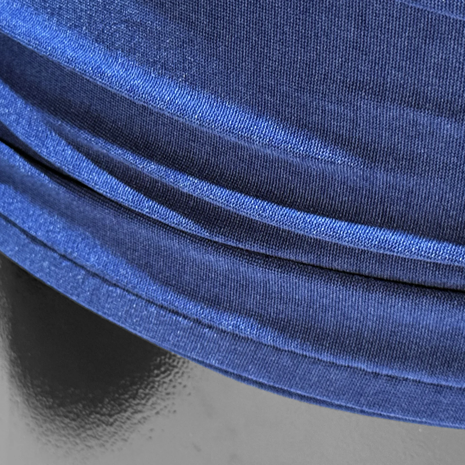 Spandex Covers for Cylinder Metal Cake/Dessert Pedestal Stands 5 pcs/set - Navy Blue - Image 2