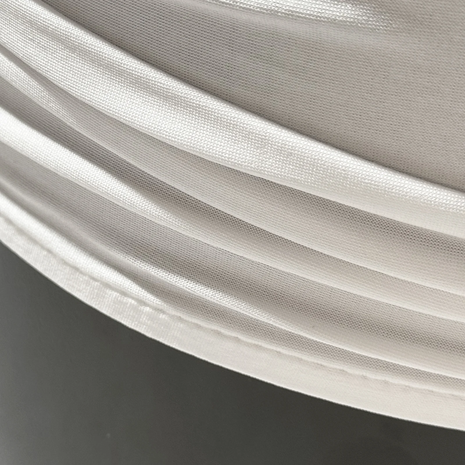Spandex Covers for Cylinder Metal Cake/Dessert Pedestal Stands 5 pcs/set - White - Image 2