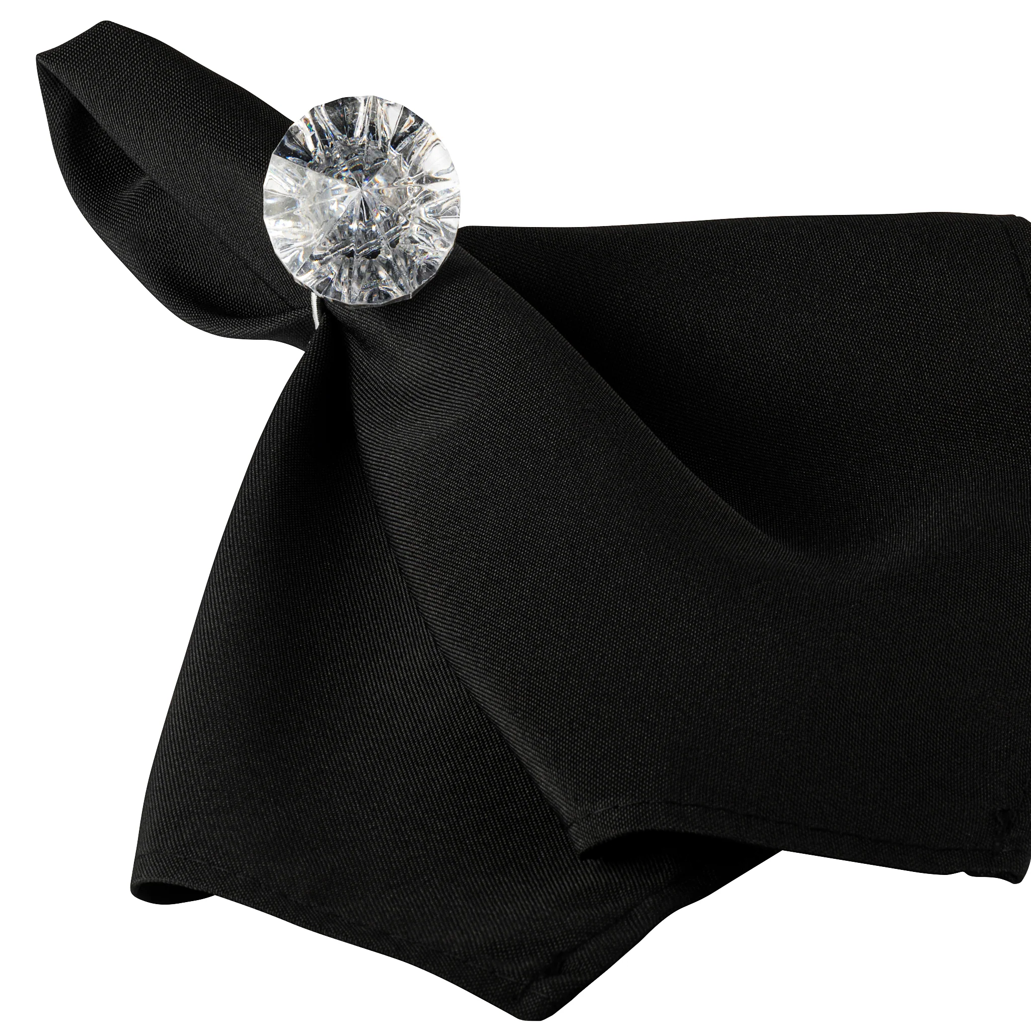 Diamond Elastic Band Napkin Ring Holder (10pc/pk) - Image 2