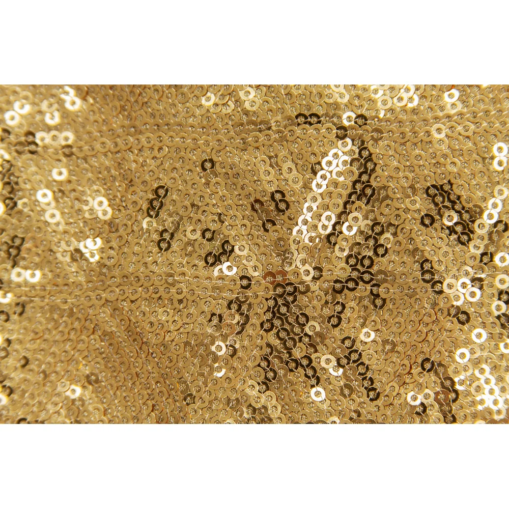 Diamond Glitz Sequin Table Runner - Gold - Image 3