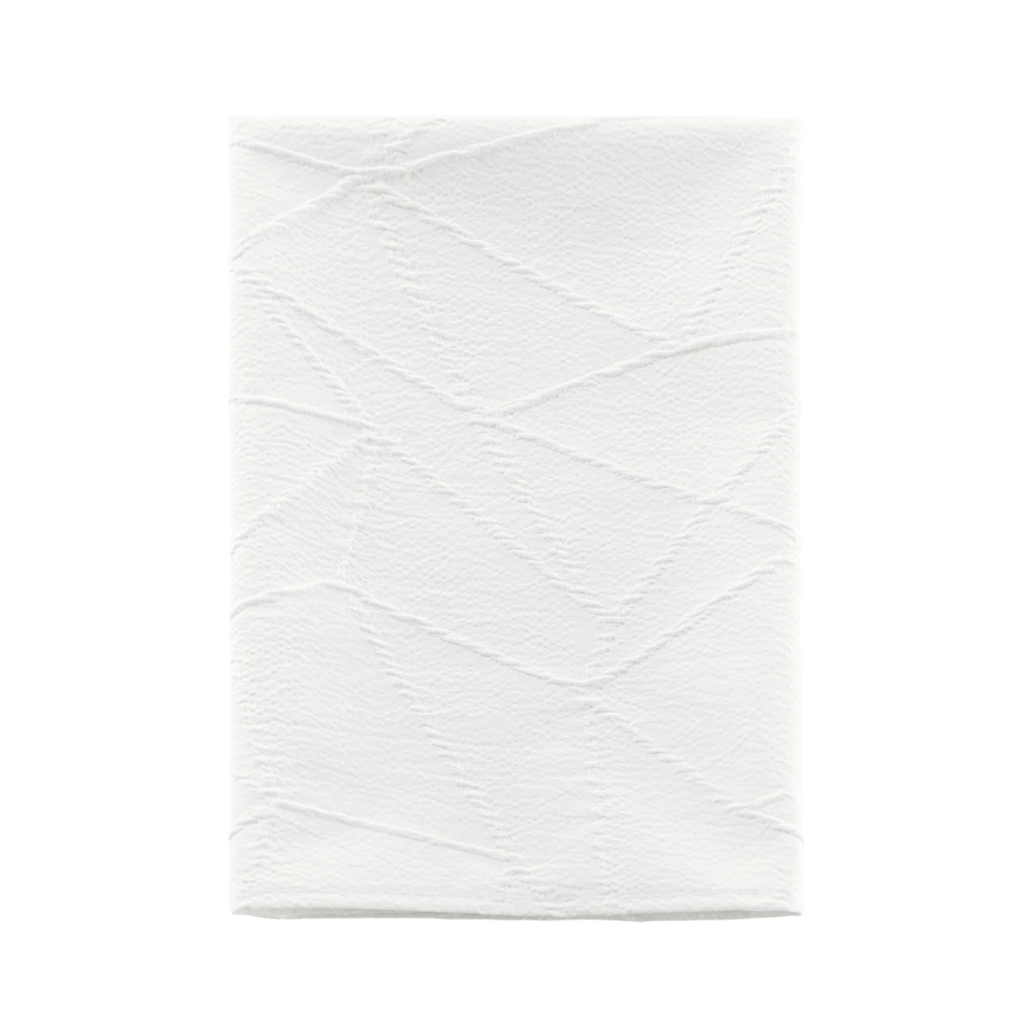 5 pcs/pk Embossed Geometric Jacquard Napkin 20"x20" - Light Ivory/Off White
