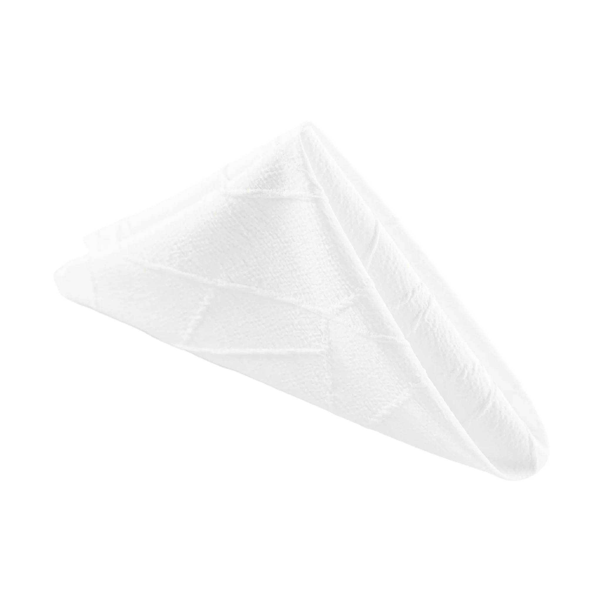 5 pcs/pk Embossed Geometric Jacquard Napkin 20"x20" - Light Ivory/Off White - Image 5