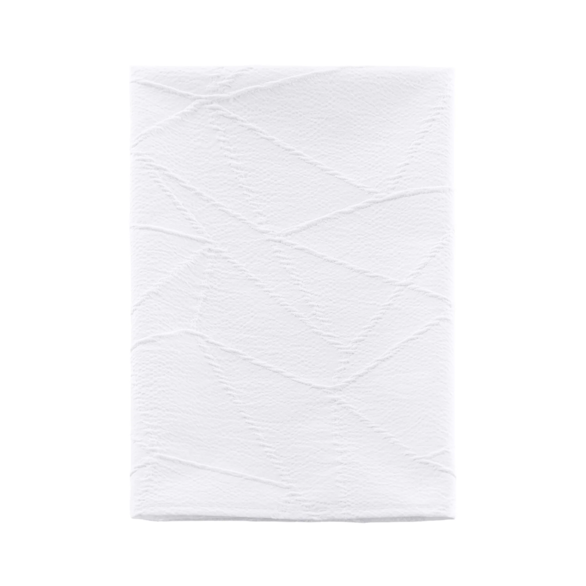 5 pcs/pk Embossed Geometric Jacquard Napkin 20"x20" - White