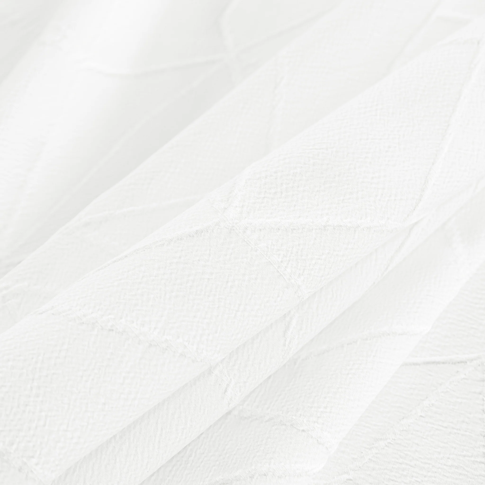Embossed Geometric Jacquard 132" Round Tablecloth - Light Ivory/Off White - Image 6