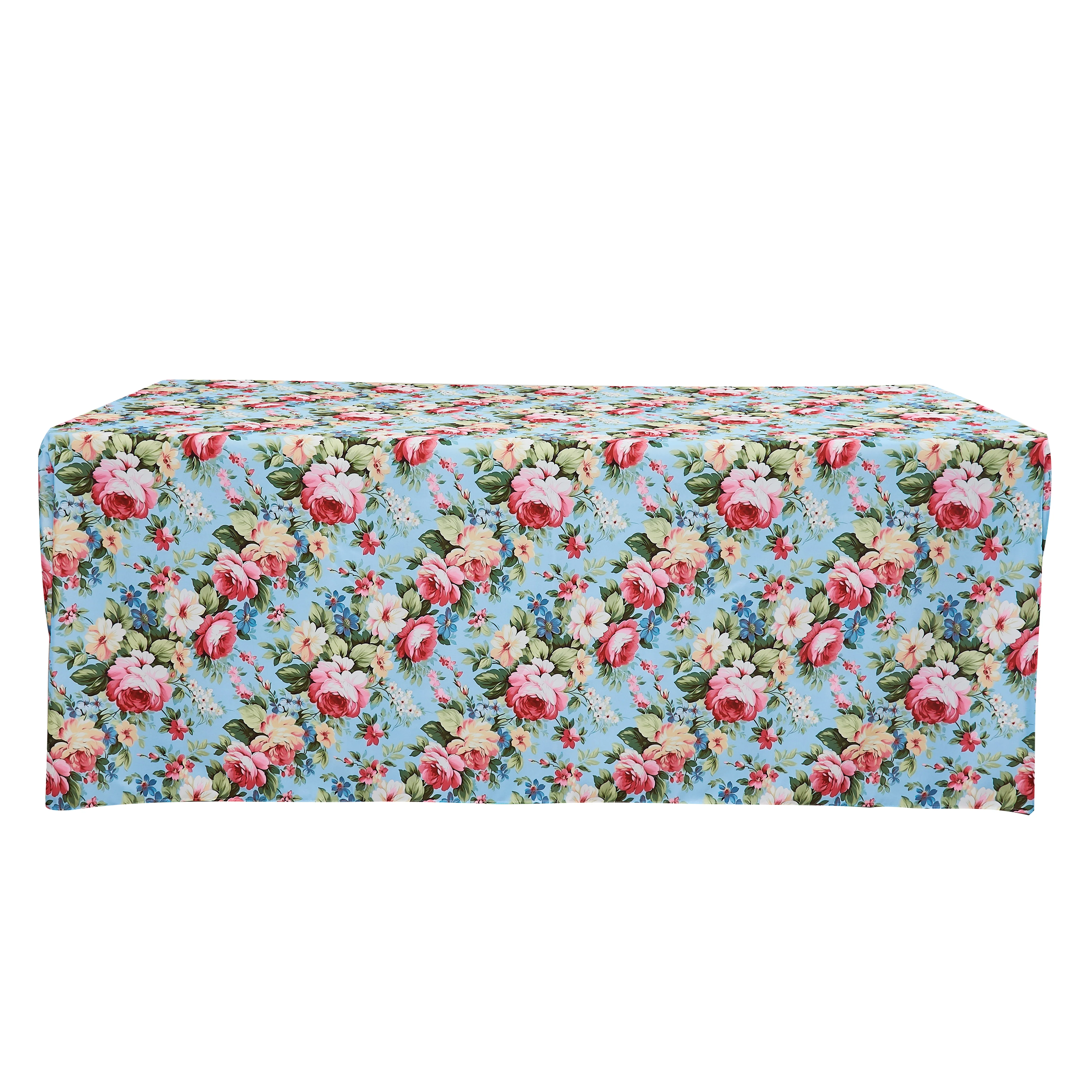 English Garden Floral Rectangular 90"x132" Tablecloth - Image 2
