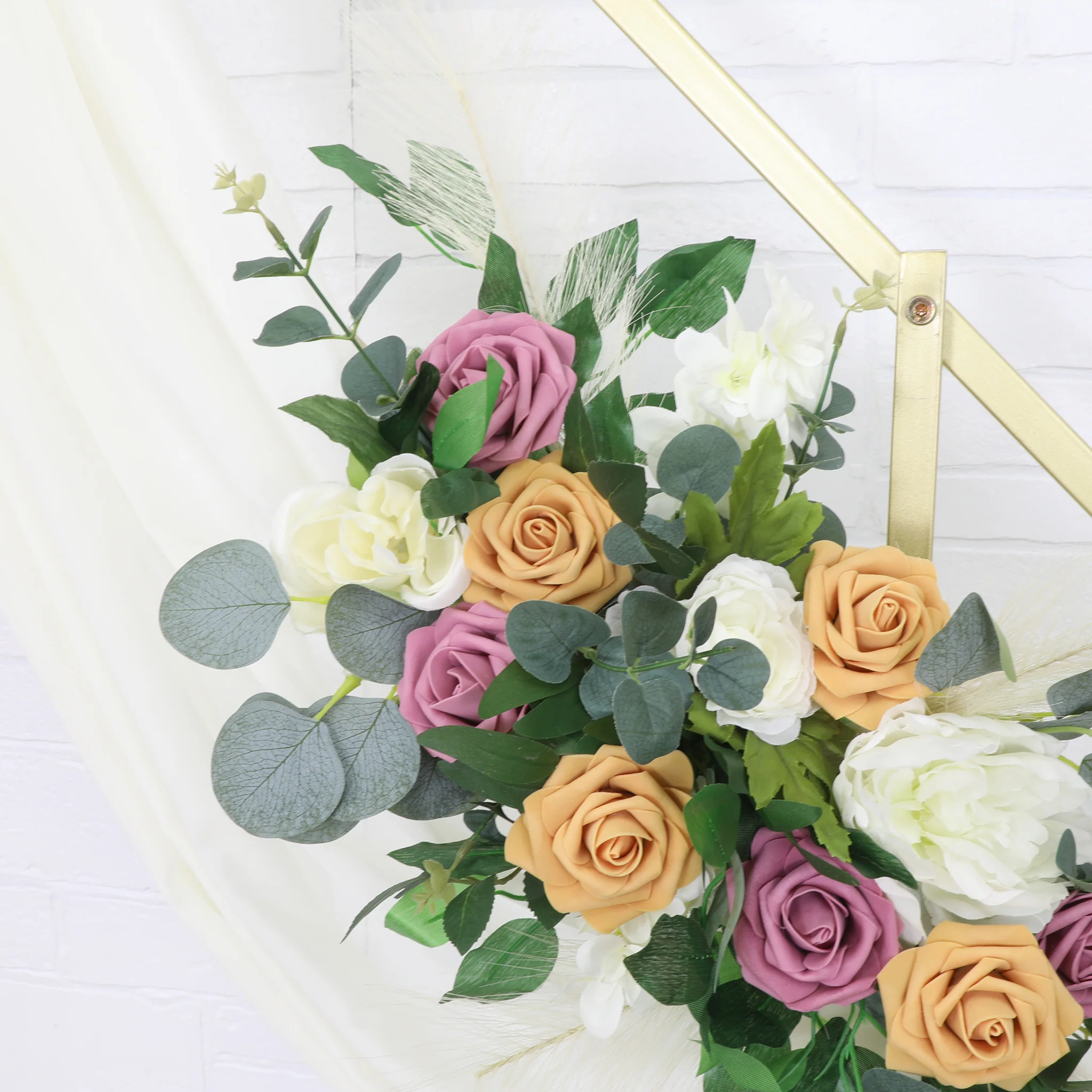Eucalyptus Artificial Silk Stem 33" Long - Image 8