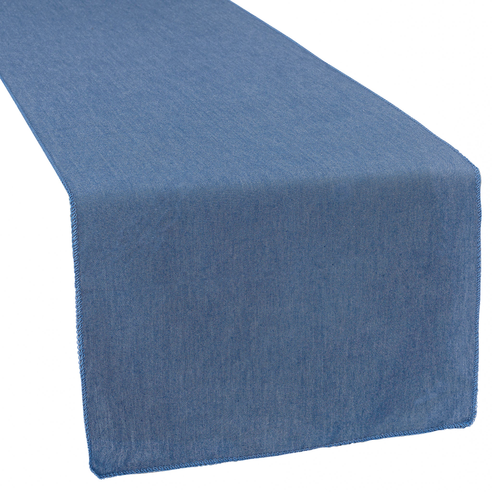 Faux Denim Table Runner - Dark Blue - Image 3