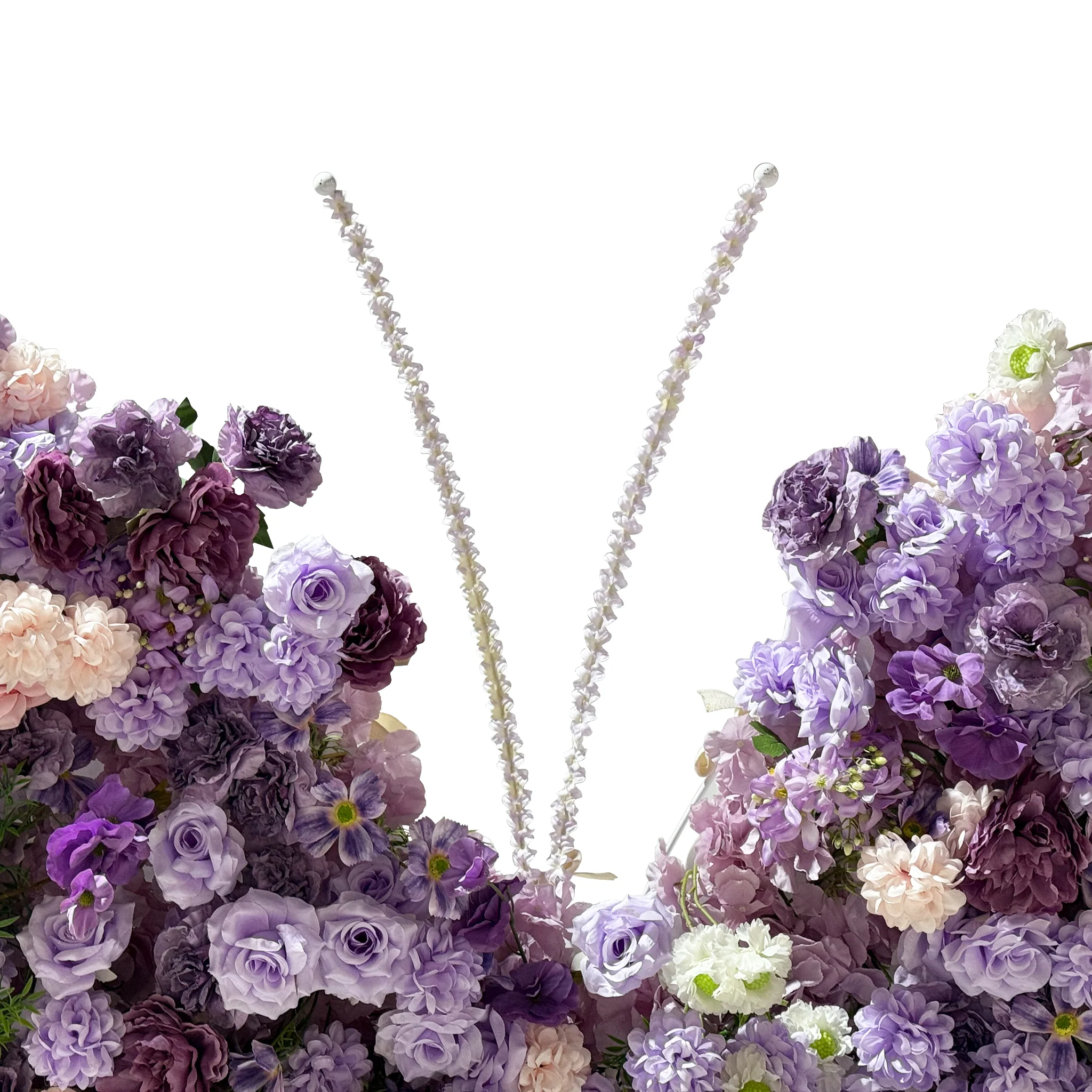 Artificial 3D Floral for Butterfly Backdrop Stand - Lavender/Pink - Image 5