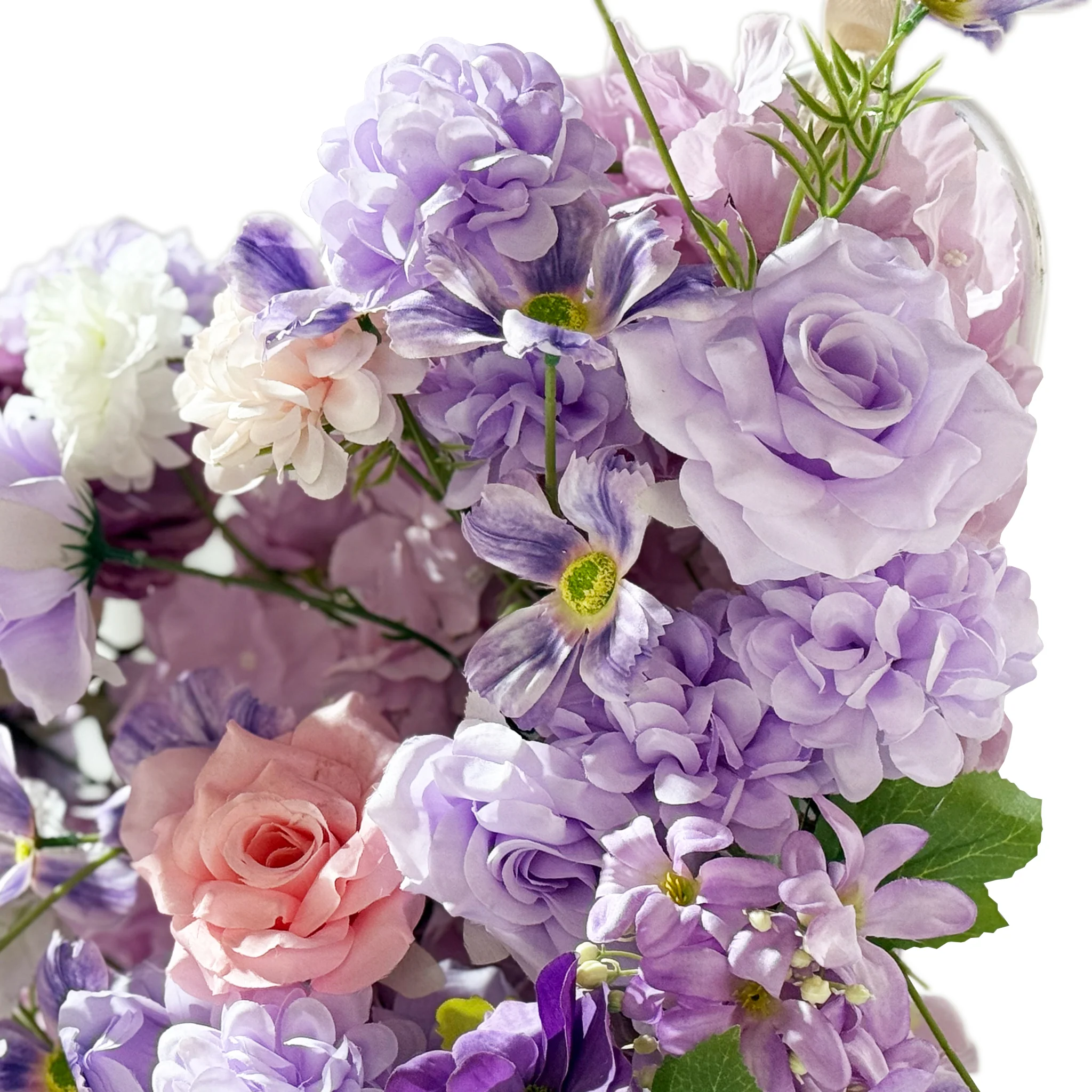 Artificial 3D Floral for Butterfly Backdrop Stand - Lavender/Pink - Image 6