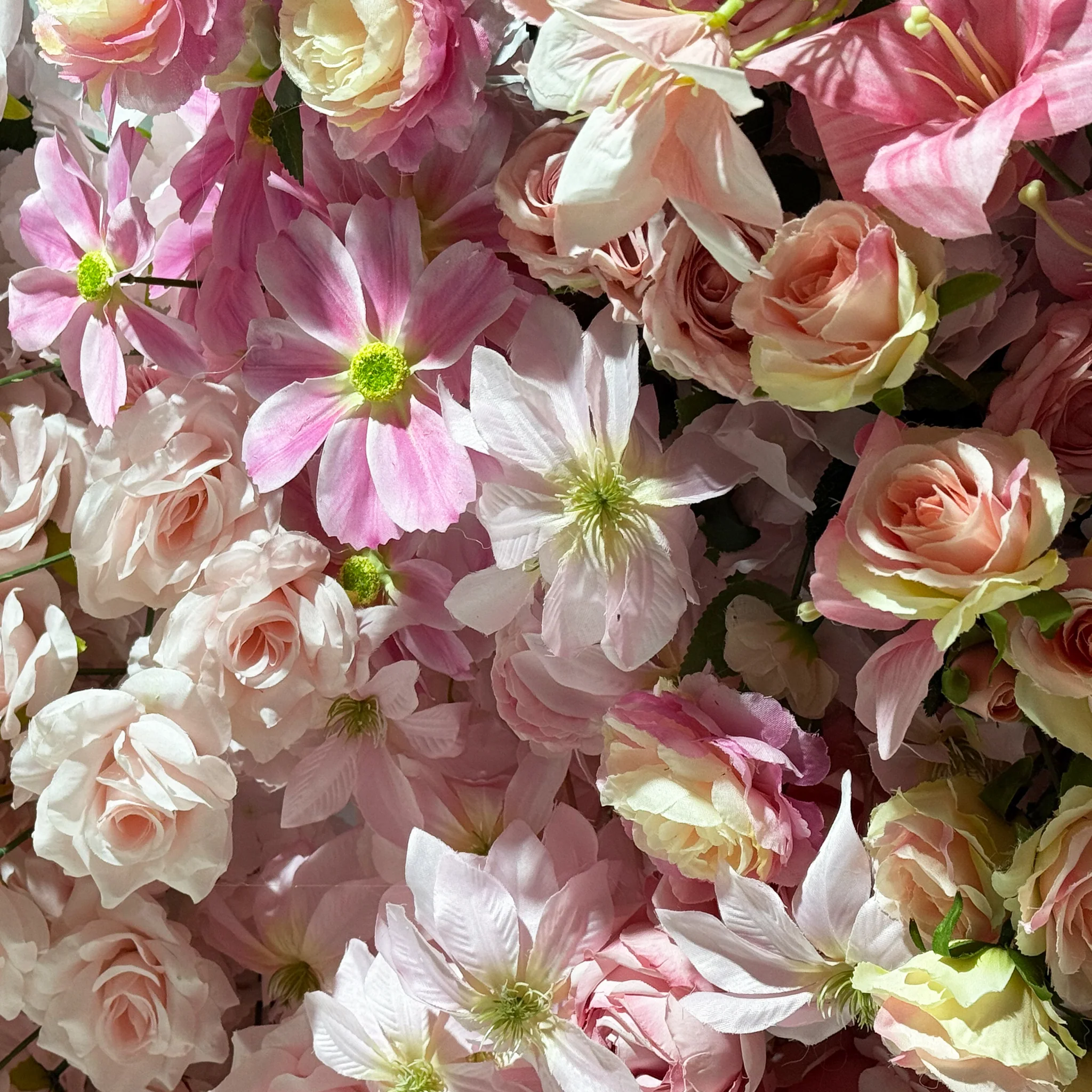 Artificial 3D Floral for Butterfly Backdrop Stand - Pink - Image 2