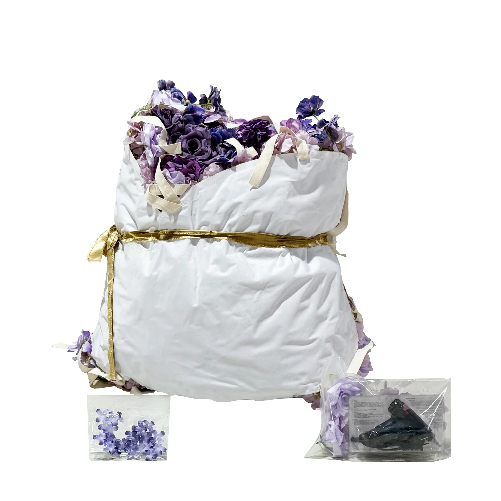 Artificial 3D Floral for Butterfly Backdrop Stand - Purple - Image 7