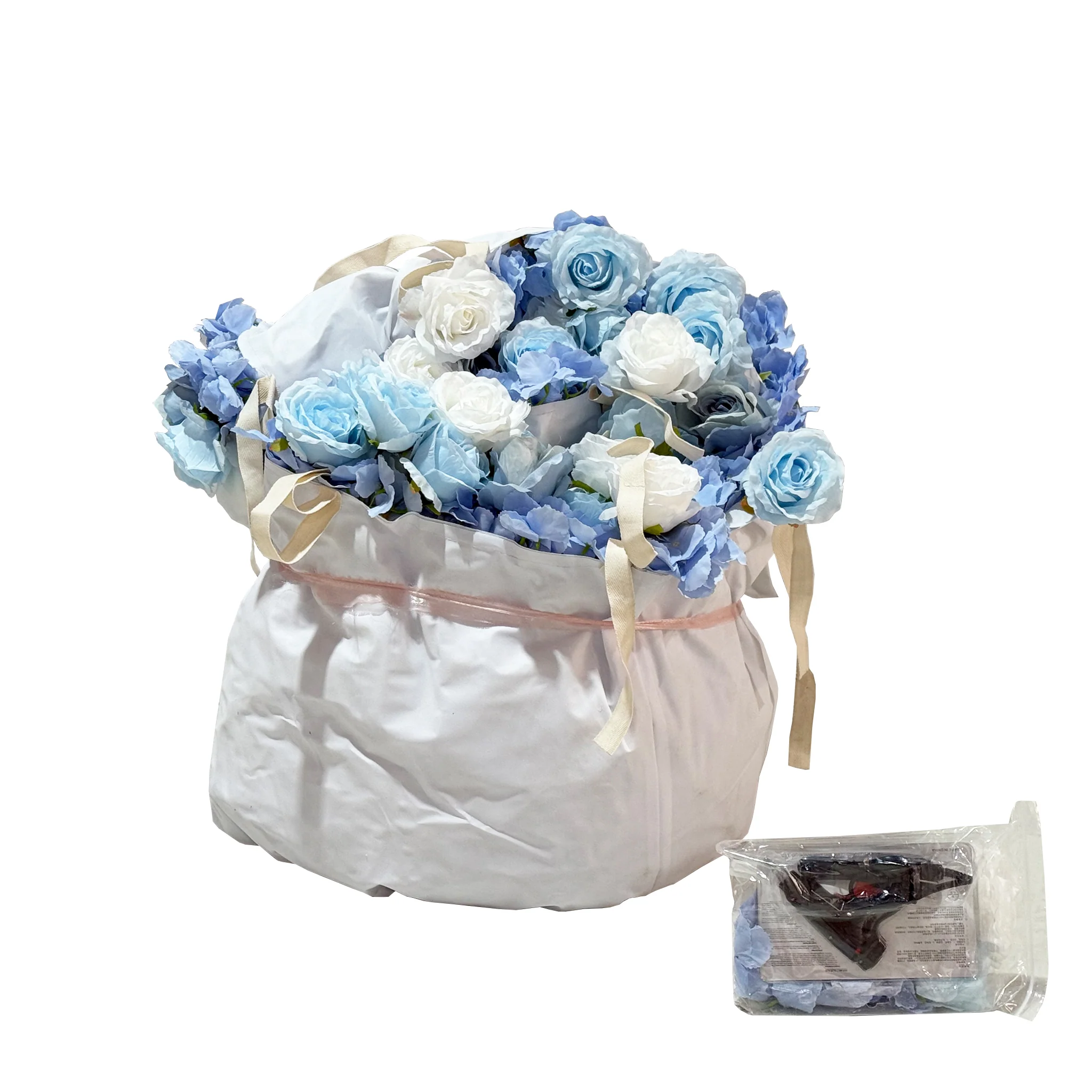 Floral 3D Backdrop for Crescent Moon Stand - Baby Blue - Image 8