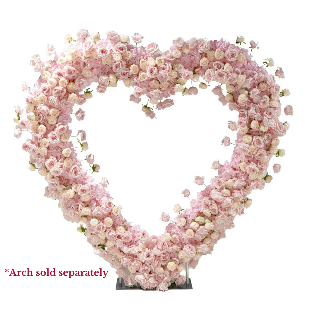 Floral 3D Backdrop for Open Heart Stand - Pink - Image 7