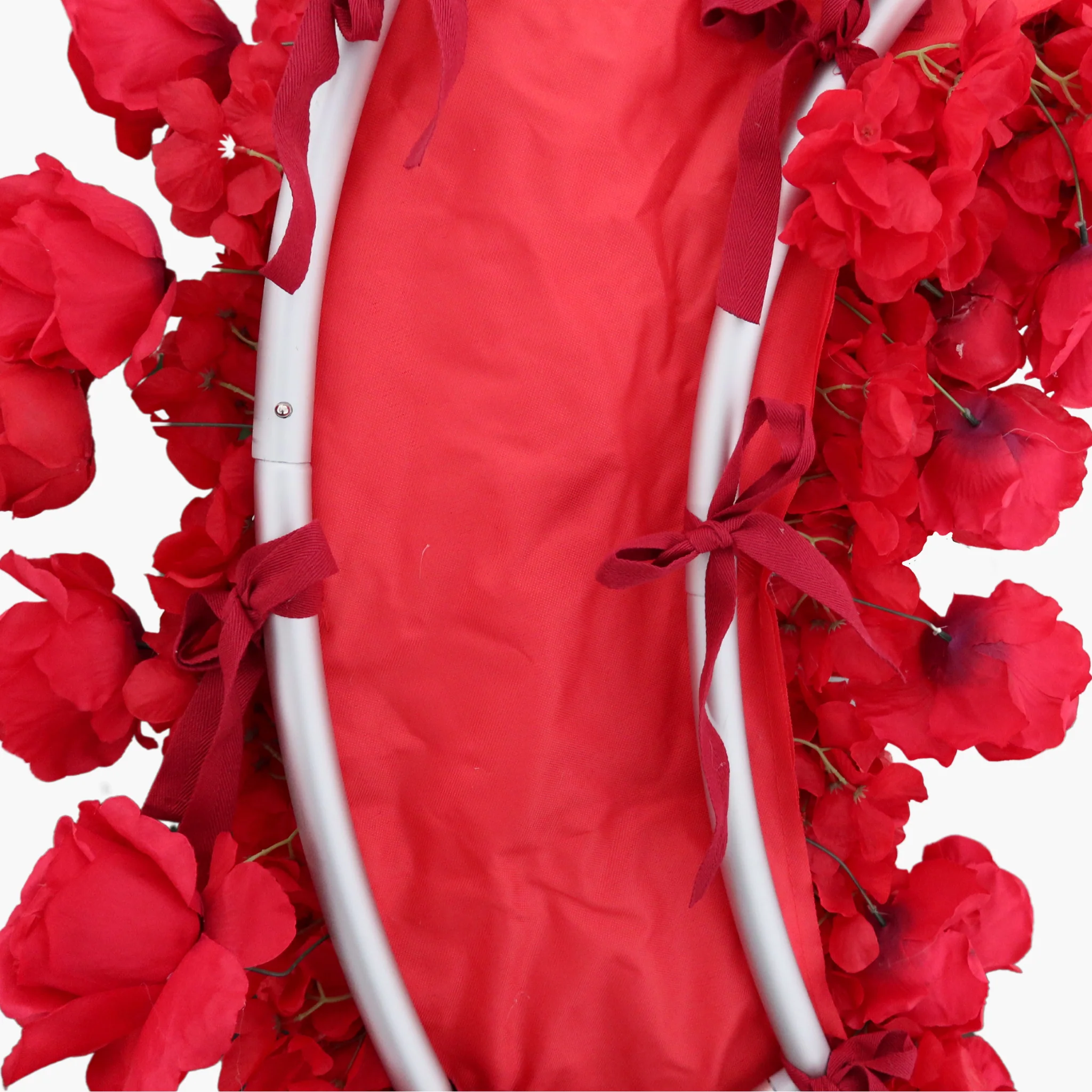 Floral 3D Backdrop for Open Heart Stand - White - Image 10