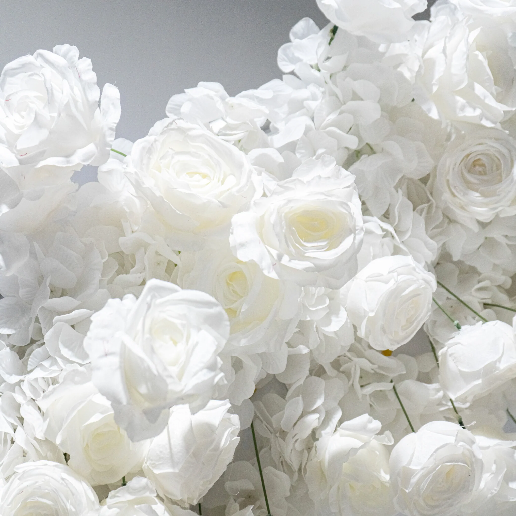 Floral 3D Backdrop for Open Heart Stand - White - Image 4