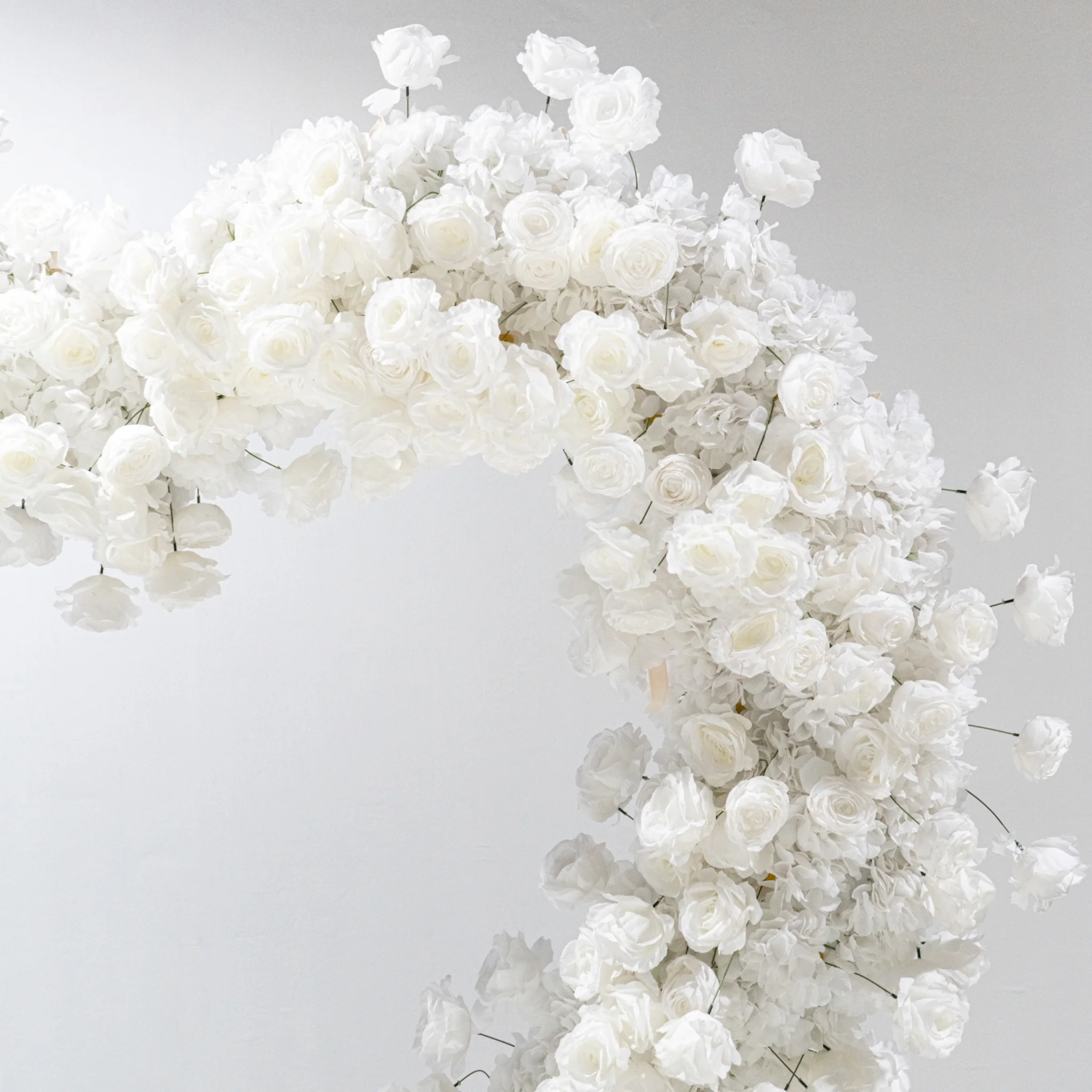 Floral 3D Backdrop for Open Heart Stand - White - Image 5