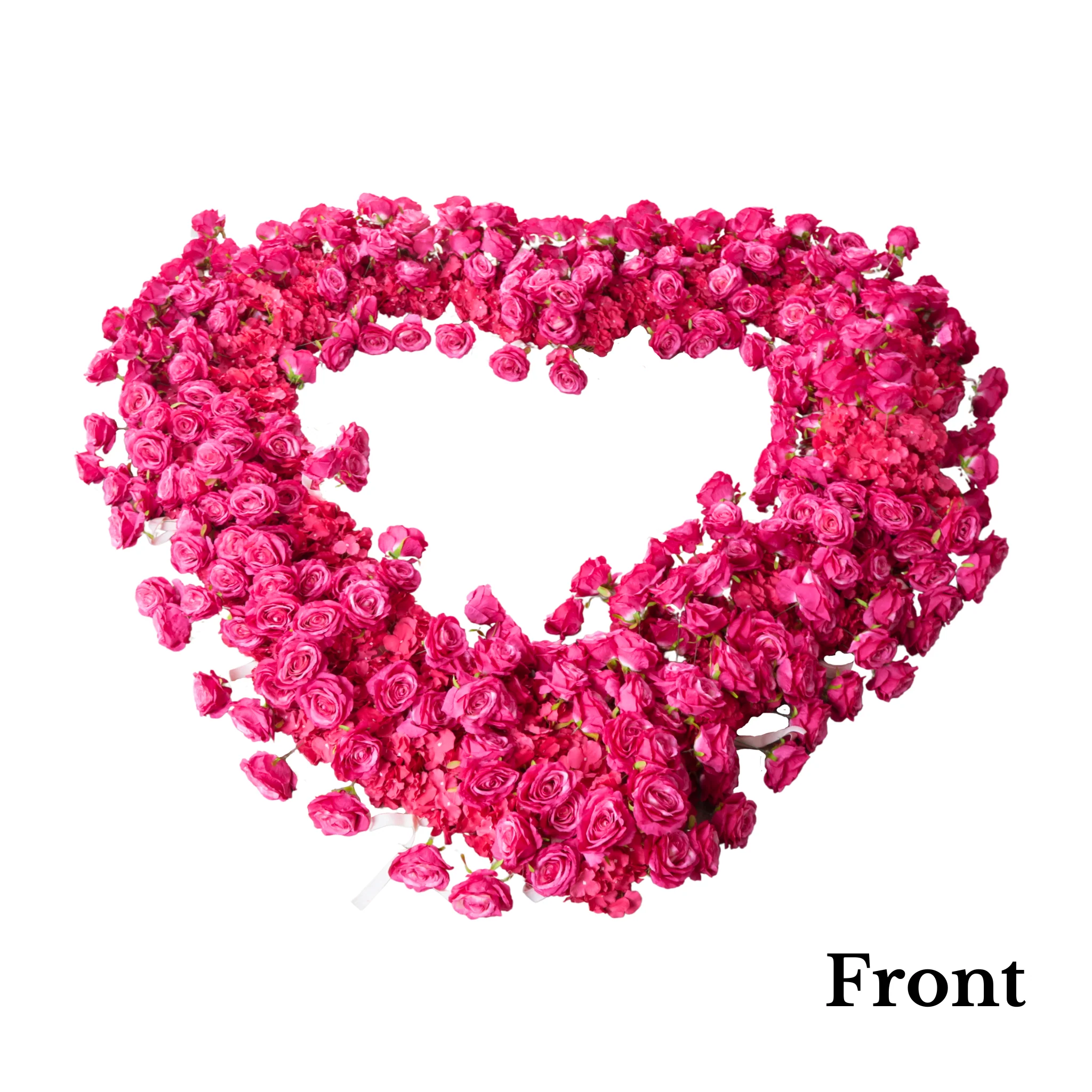Floral 3D Backdrop for Open Heart Stand - White - Image 7