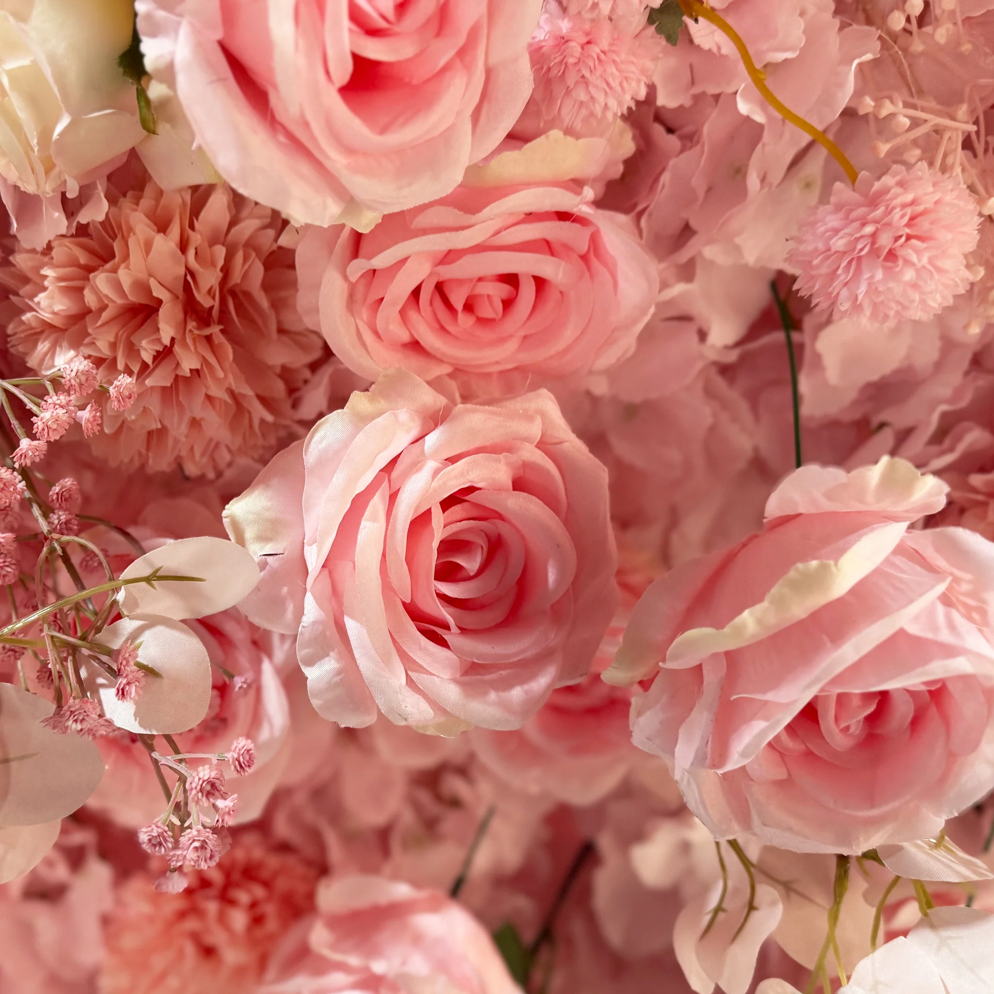 Floral 3D Backdrop for Crescent Moon Stand - Pink - Image 2