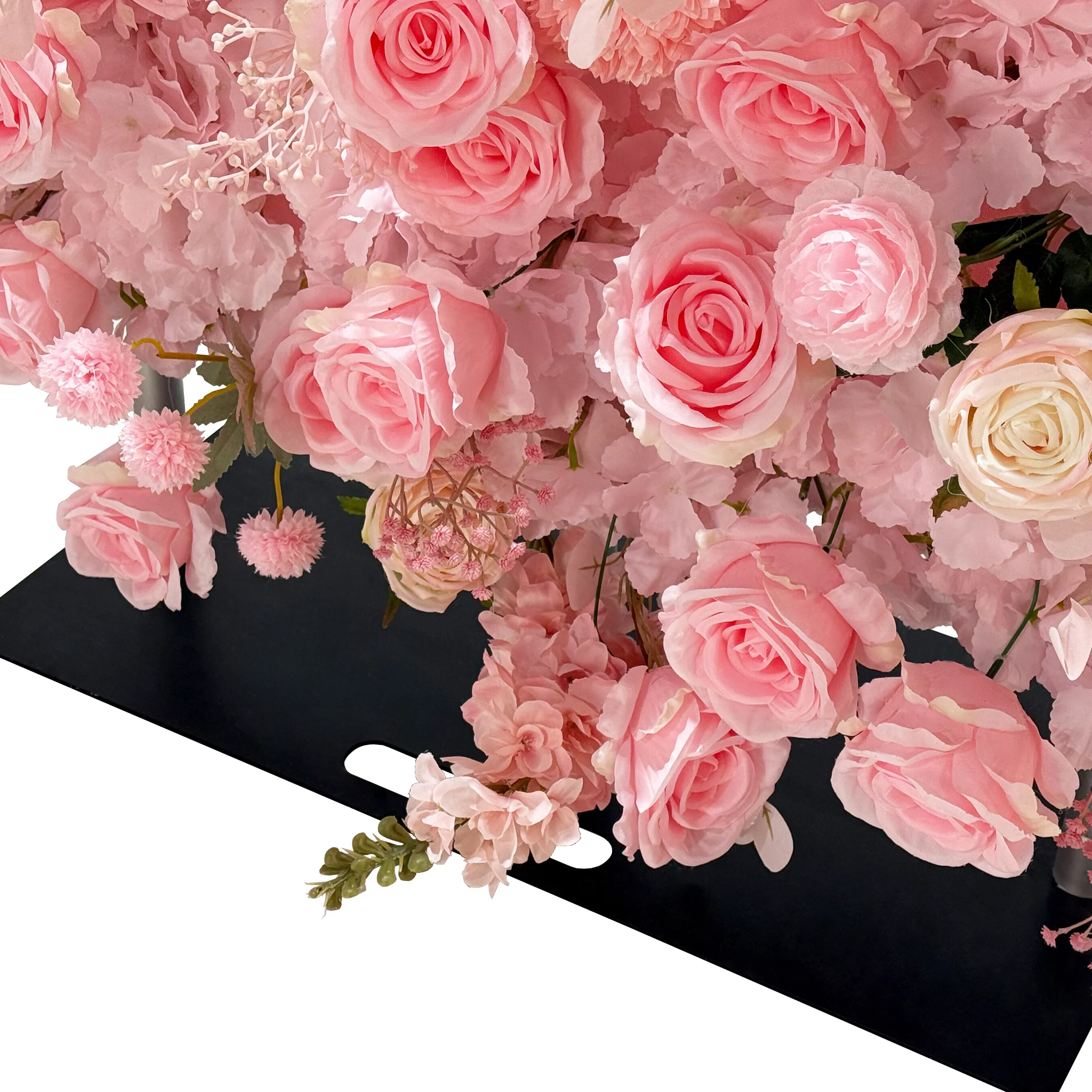 Floral 3D Backdrop for Crescent Moon Stand - Pink - Image 6