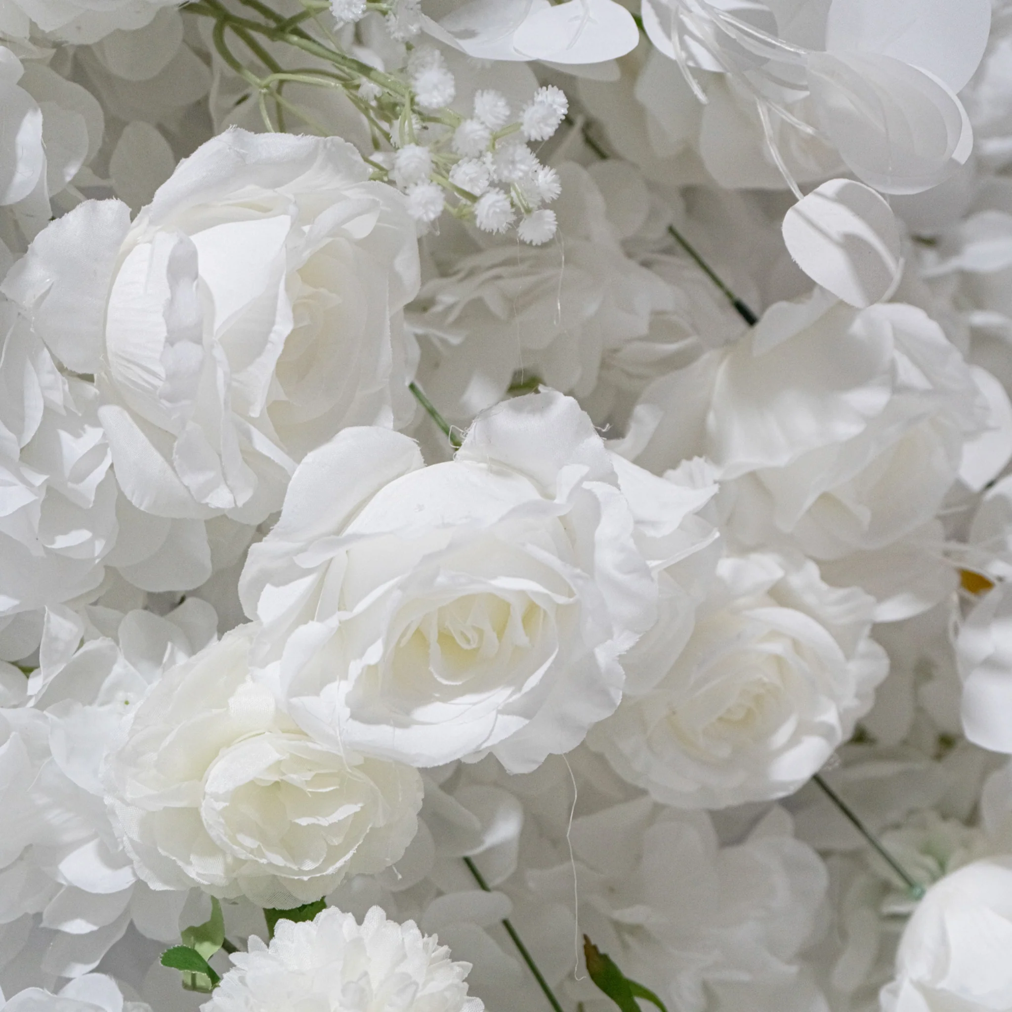 Floral 3D Backdrop for Crescent Moon Stand - White - Image 2