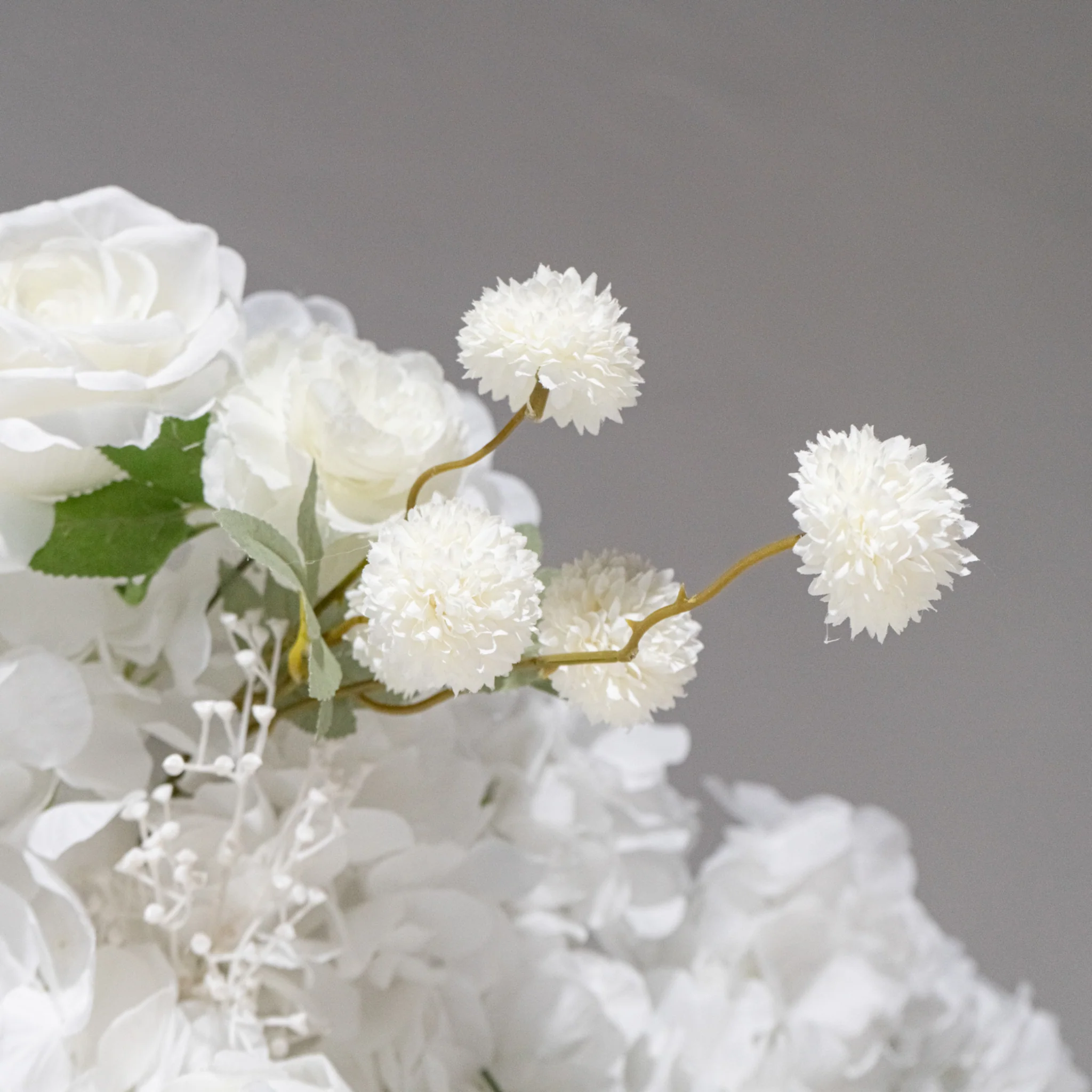 Floral 3D Backdrop for Crescent Moon Stand - White - Image 4