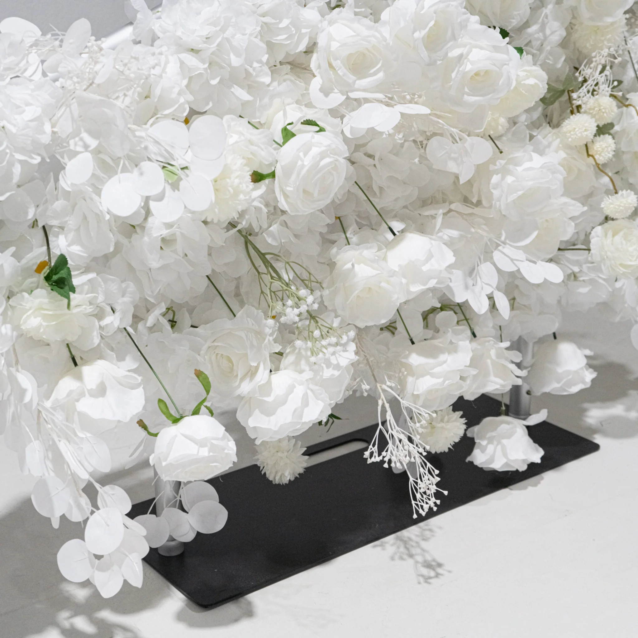 Floral 3D Backdrop for Crescent Moon Stand - White - Image 5