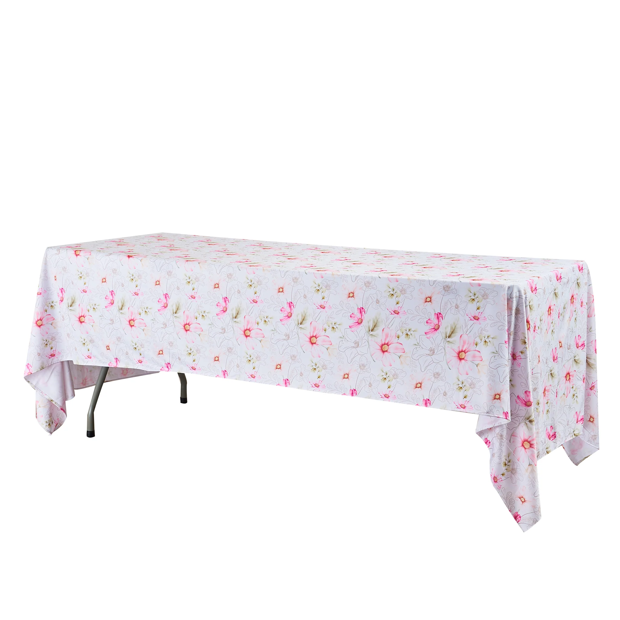 Floral Haze 60"x120" Rectangular Tablecloth - Image 2