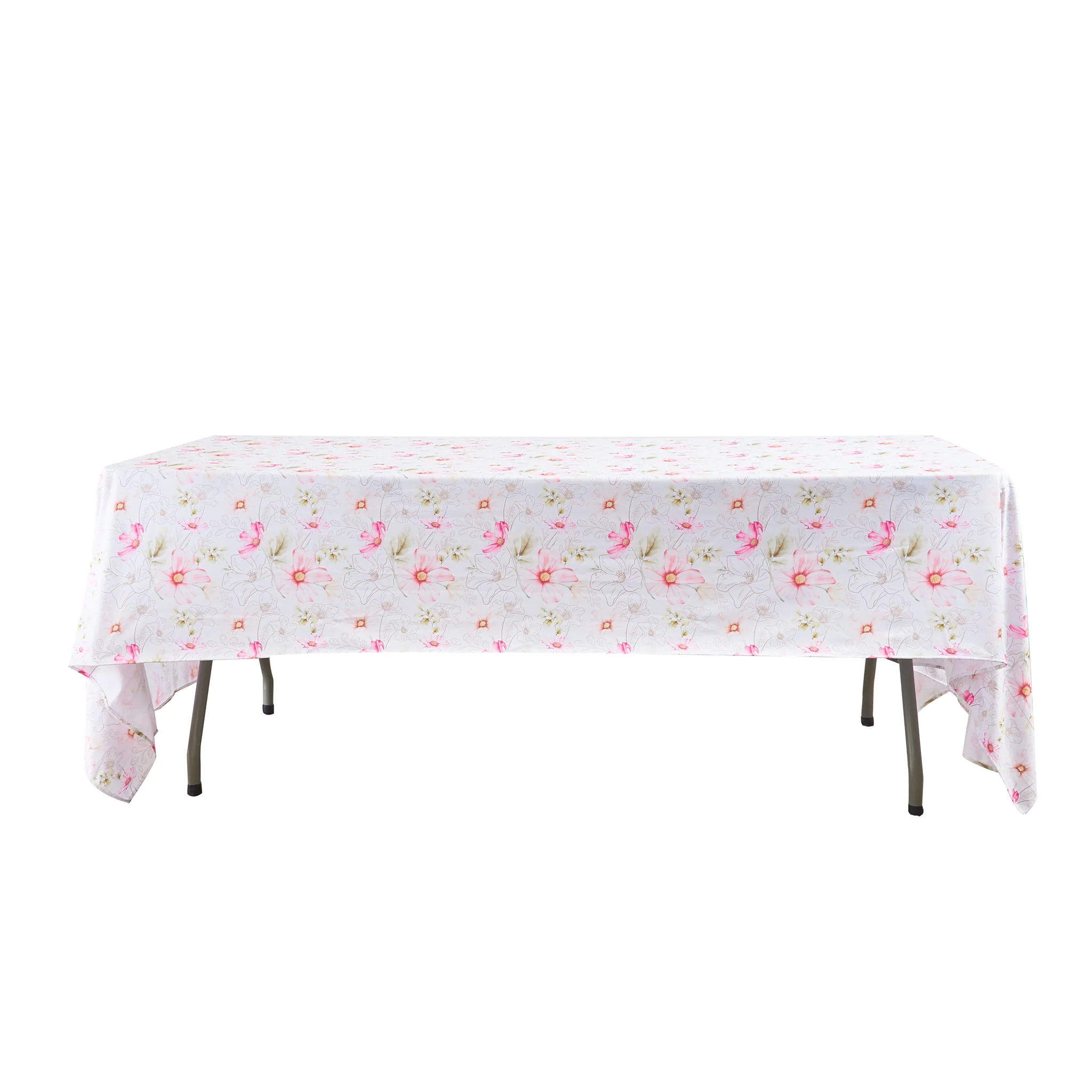 Floral Haze 60"x120" Rectangular Tablecloth - Image 3