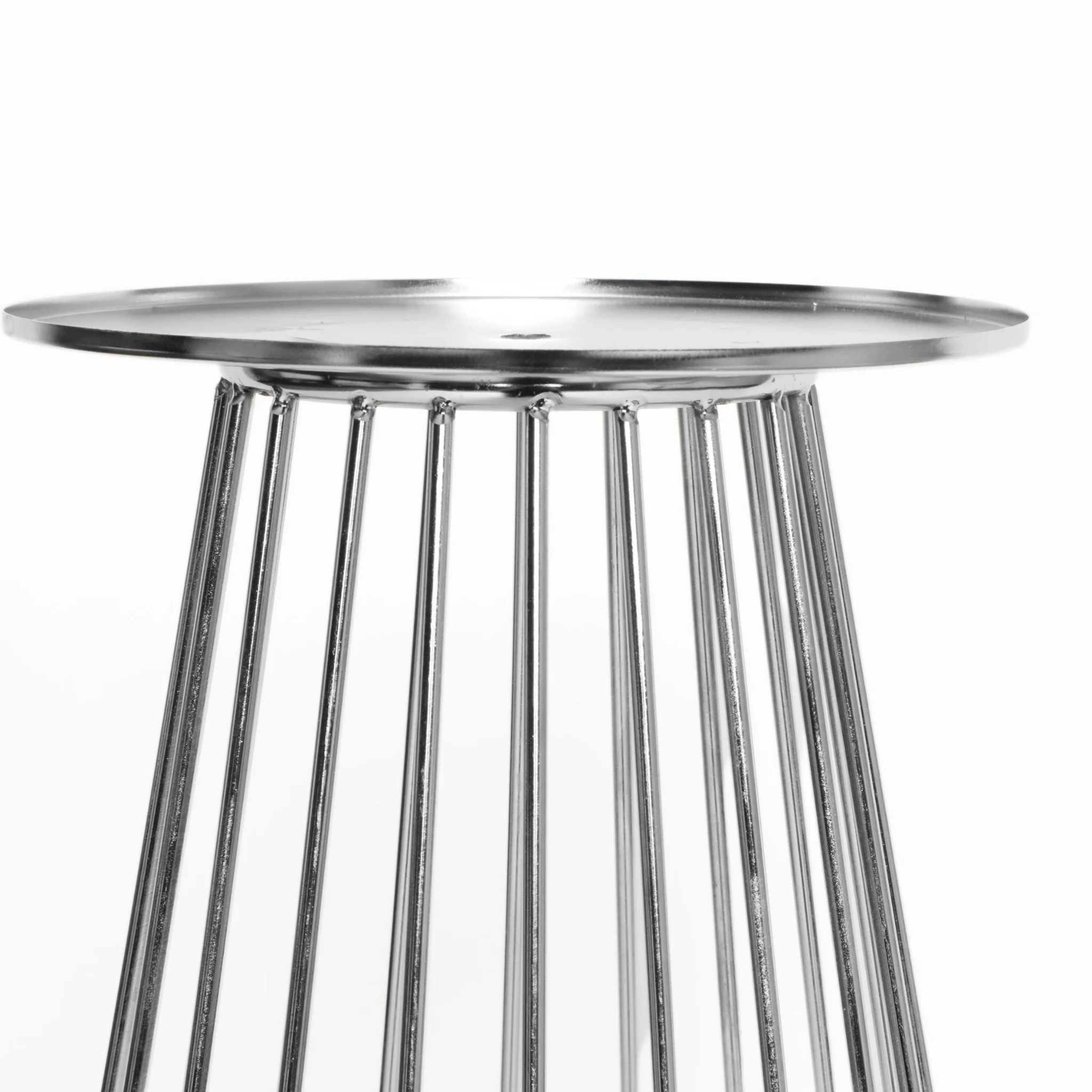 Flower Centerpiece Pedestal Stands (4 pcs/set) - Silver - Image 3