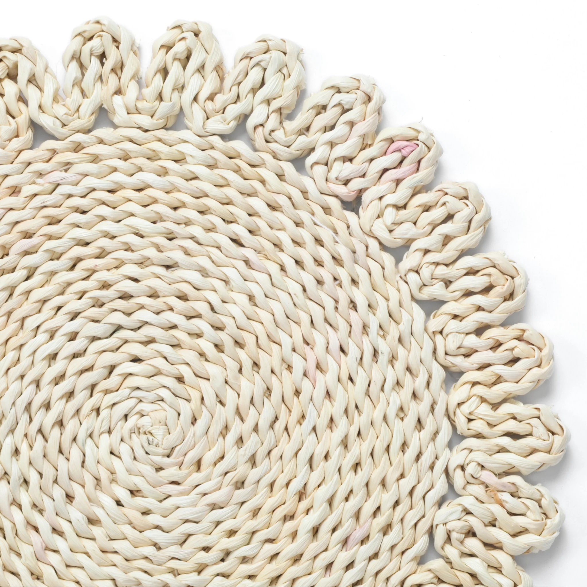 4 pc/set Flower Shape Straw 15" Placemats - Image 10