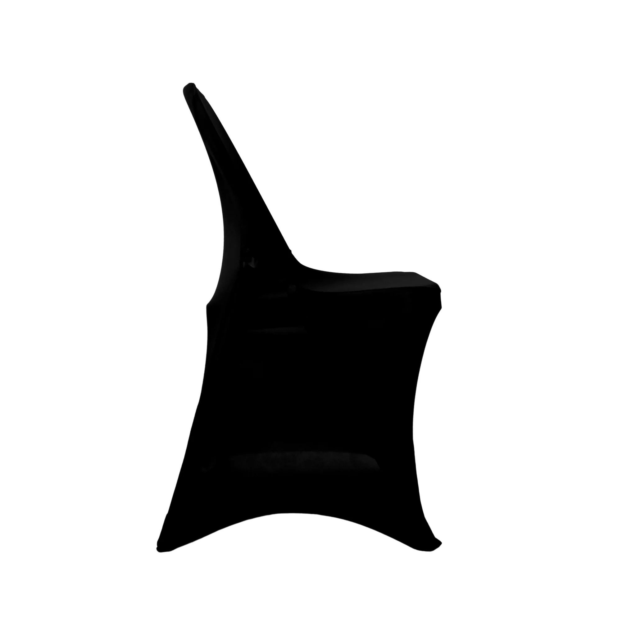 Folding Spandex Chair Cover - Black - Image 2