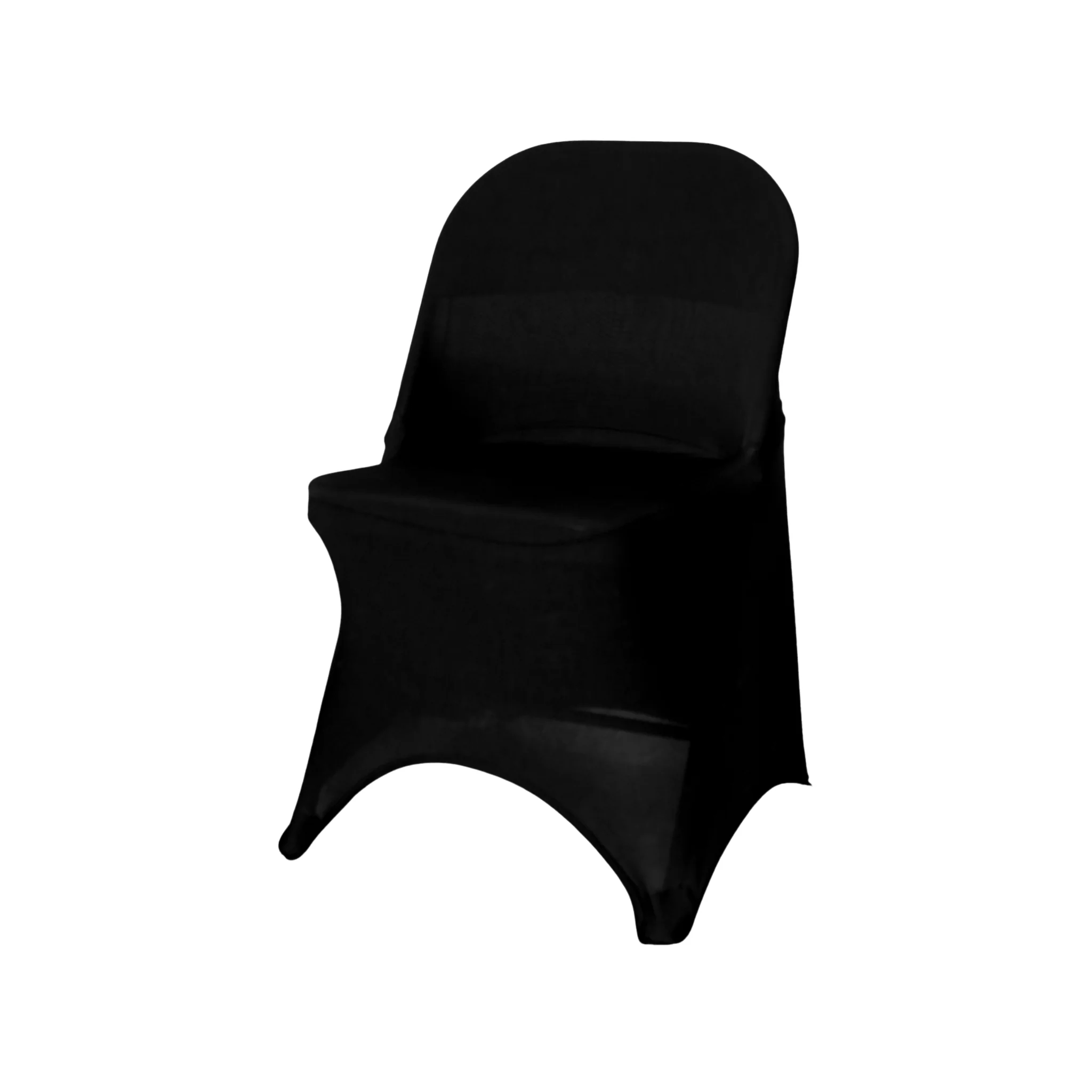 Folding Spandex Chair Cover - Black - Image 3