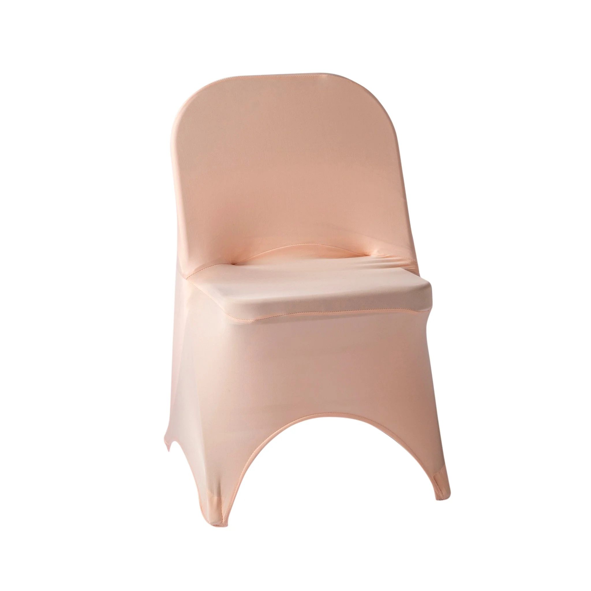 Folding Spandex Chair Cover - Blush