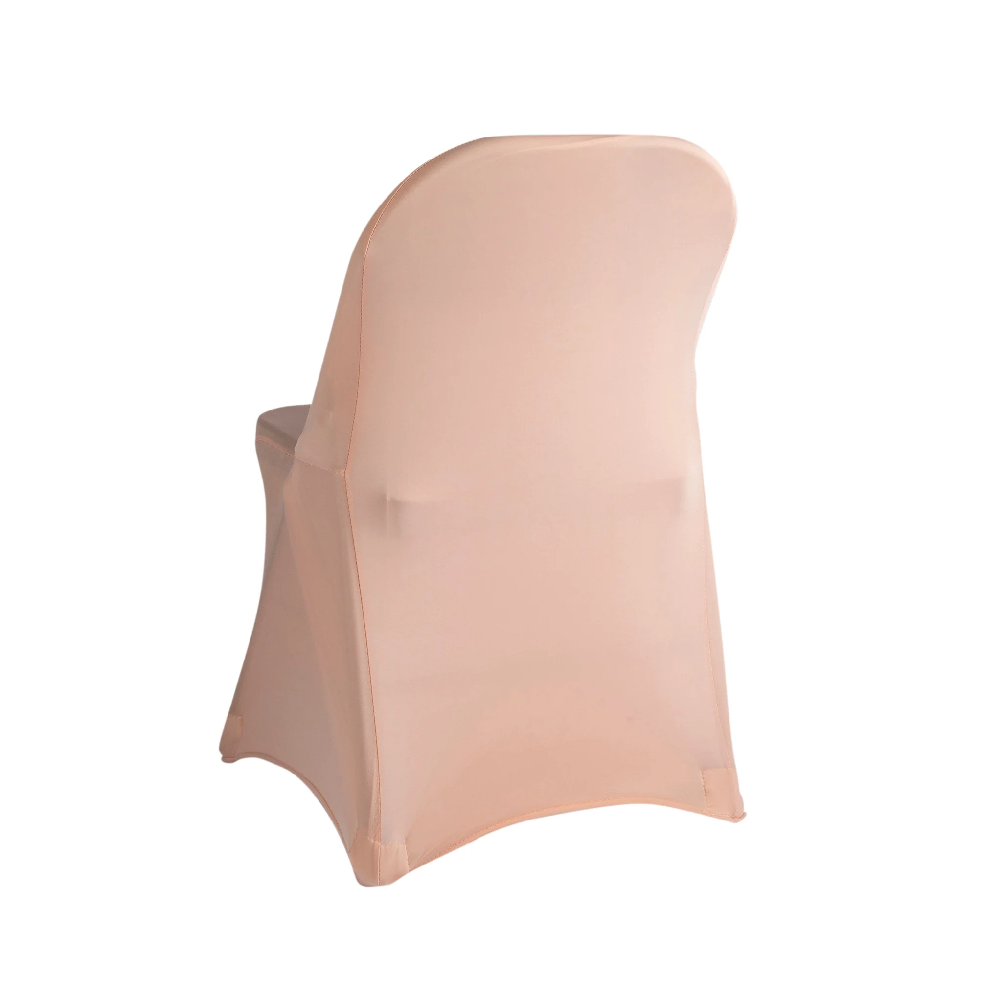 Folding Spandex Chair Cover - Blush - Image 3