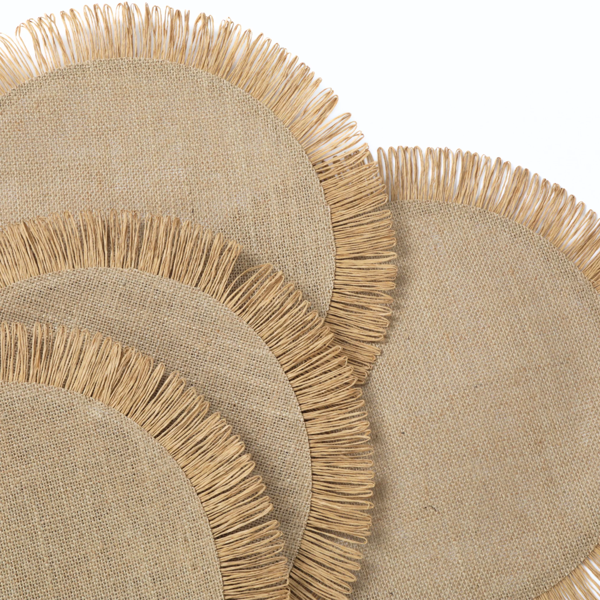 4 pc/set Fringed Edge Woven 15" Placemats - Image 6